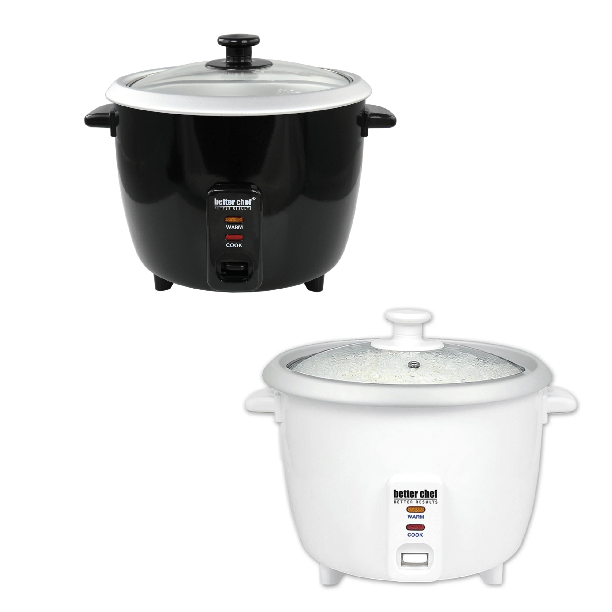 Better Chef 8-Cup - 16-Cup Cooked - Rice Cooker with Measuring Cup and Paddle Jupiter Gear Home