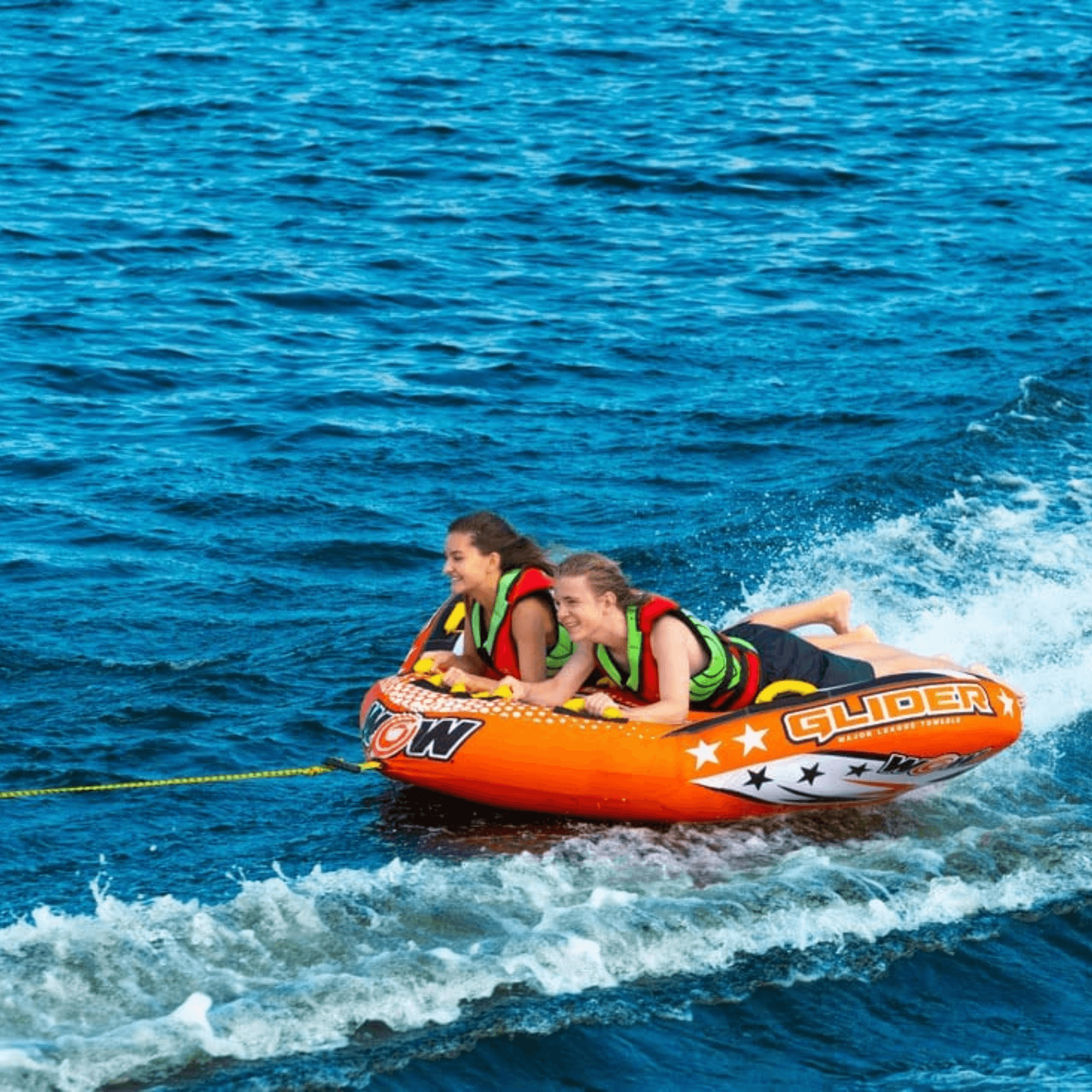 WOW Waterports Glider 2 Person 2P Towable with Flex Seating Jupiter Gear Home