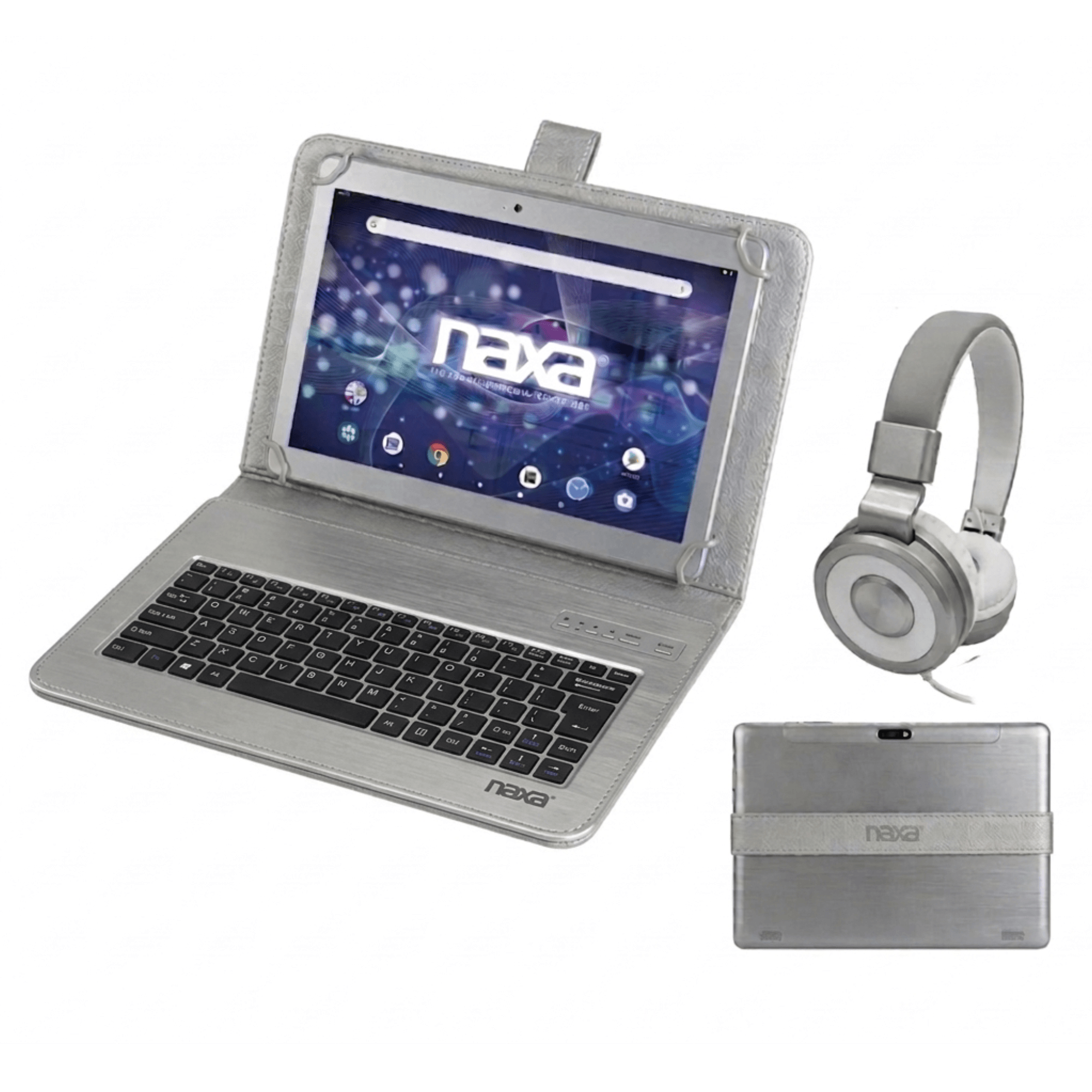 Naxa 7" Tablet with Bluetooth Keyboard, Case & Headphone - Refurbished Jupiter Gear Home