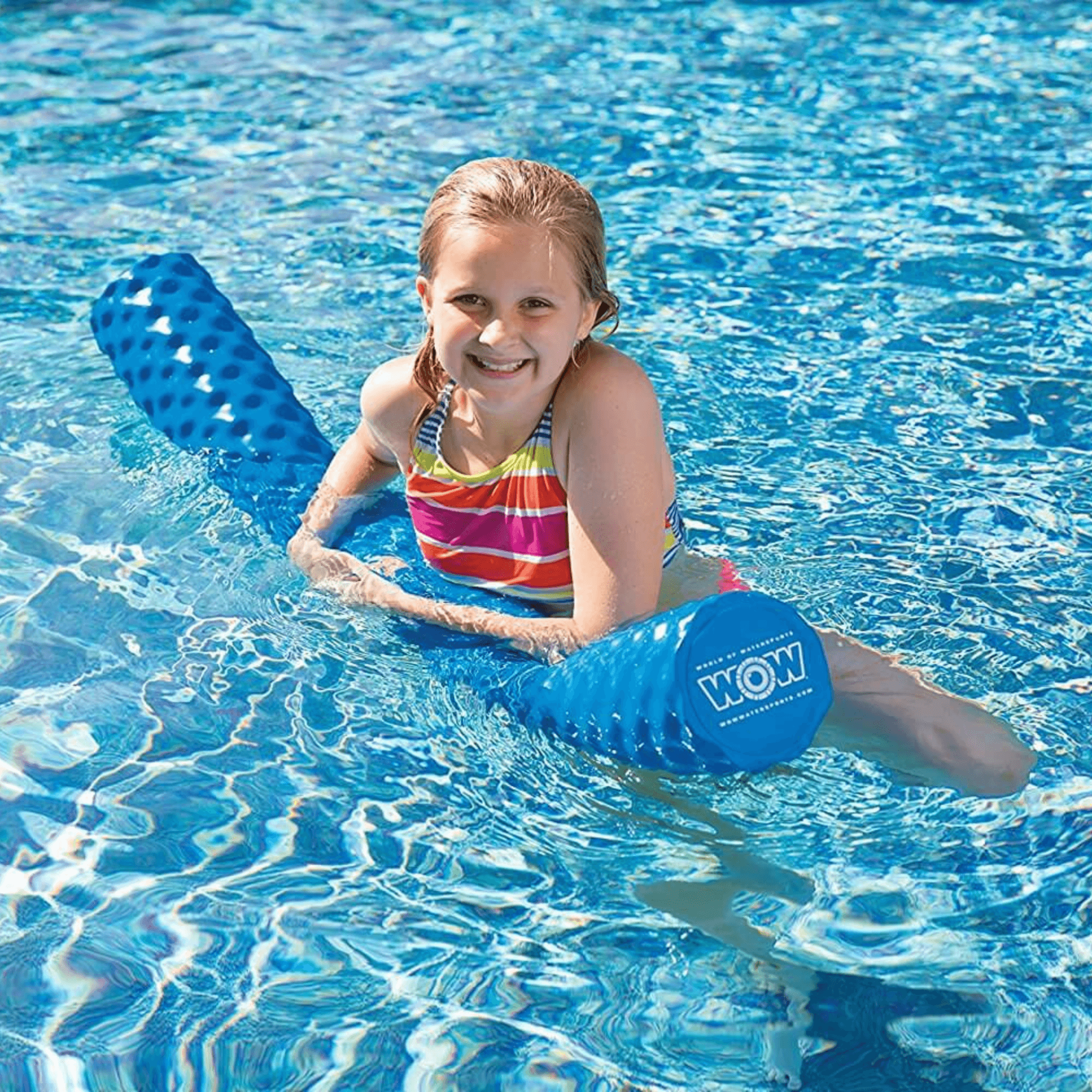 Wow Watersports WOW Dipped Foam Pool Noodle, Salt water and Pool Chemical Safe - Blue Jupiter Gear Home