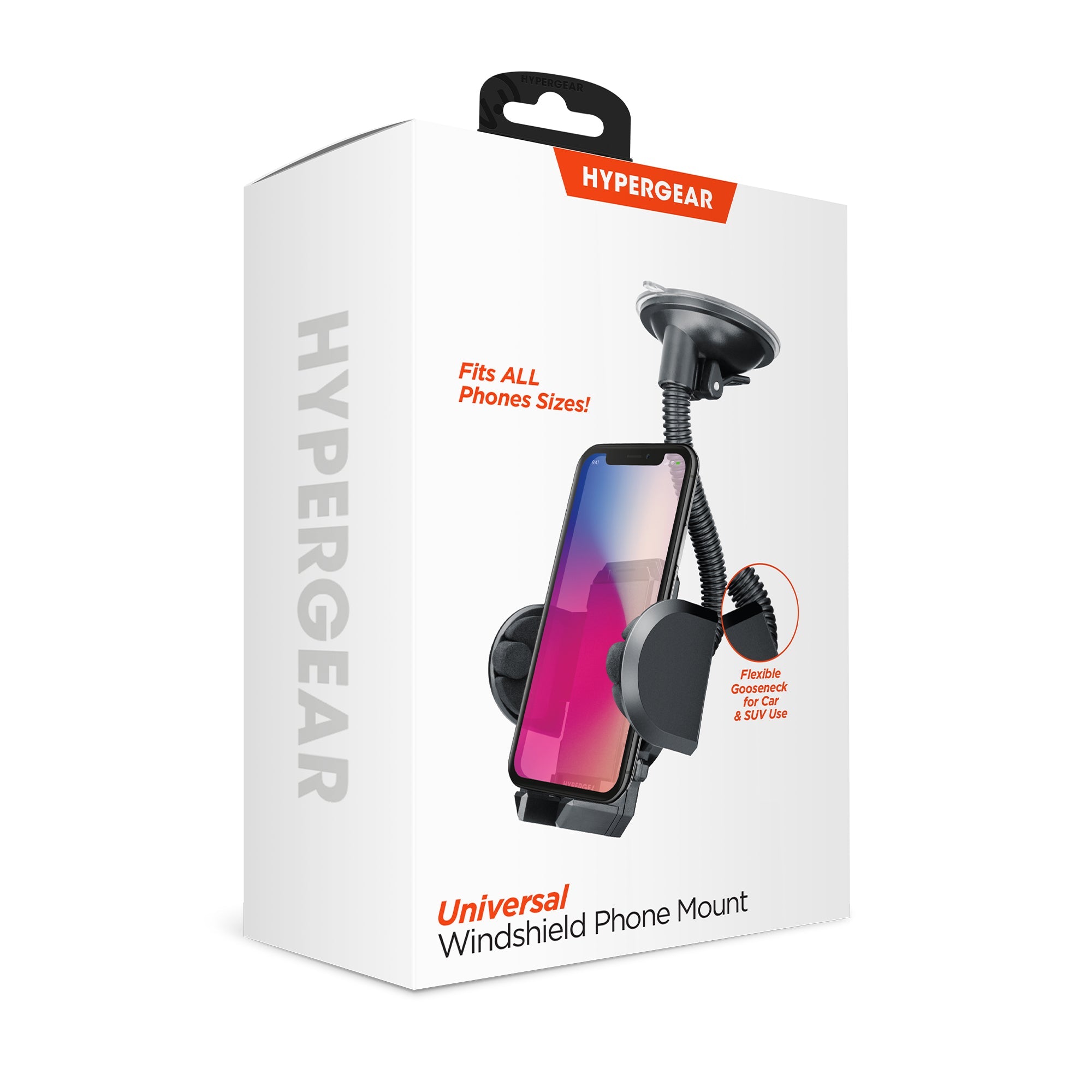 HyperGear Universal Windshield Phone Mount Black (14369-HYP) Jupiter Gear Home