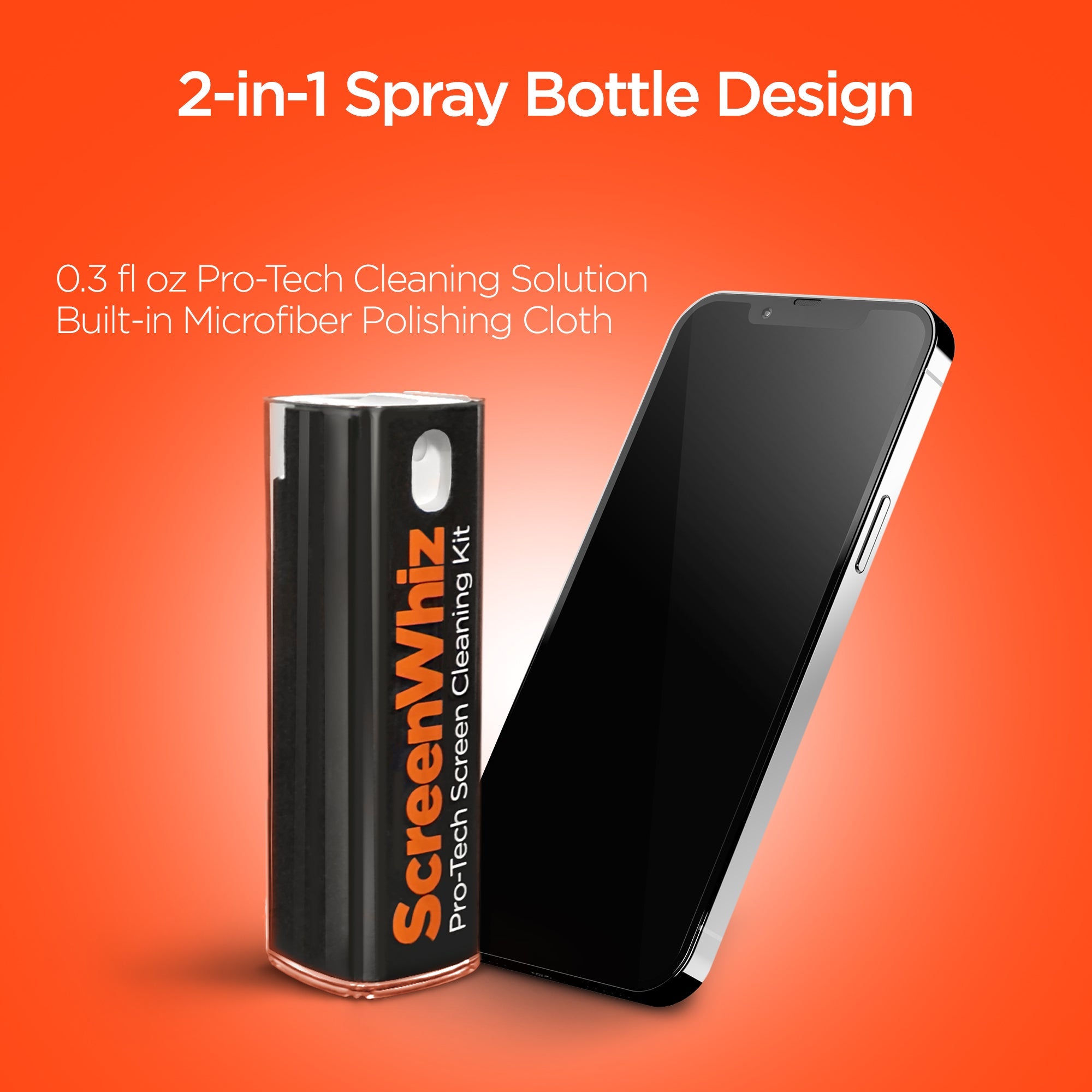 HyperGear ScreenWhiz 2-in-1 Screen Cleaning Kit Jupiter Gear Home