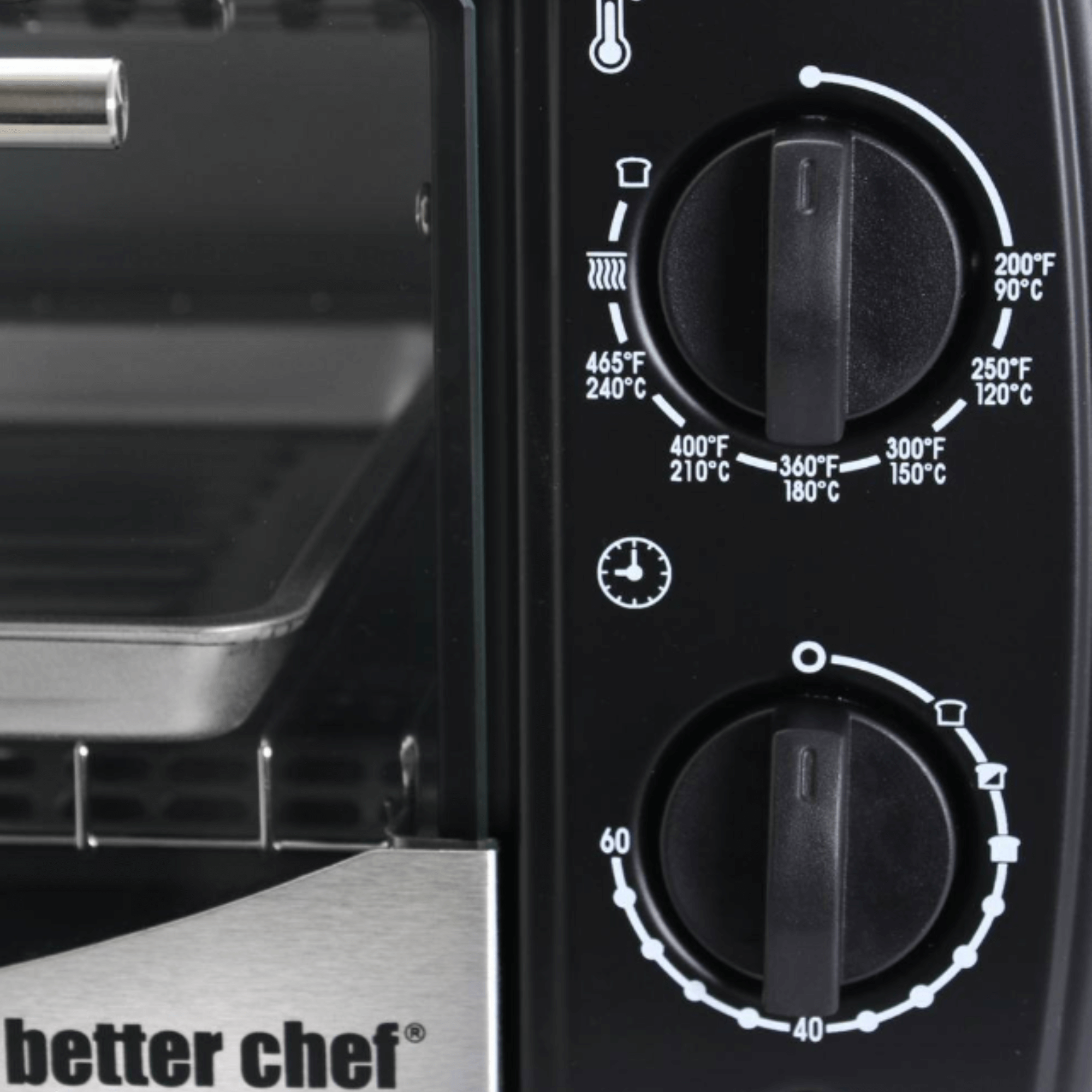 Better Chef 9L Toaster Oven Broiler with Slide-Out Rack and Bake Tray Jupiter Gear Home