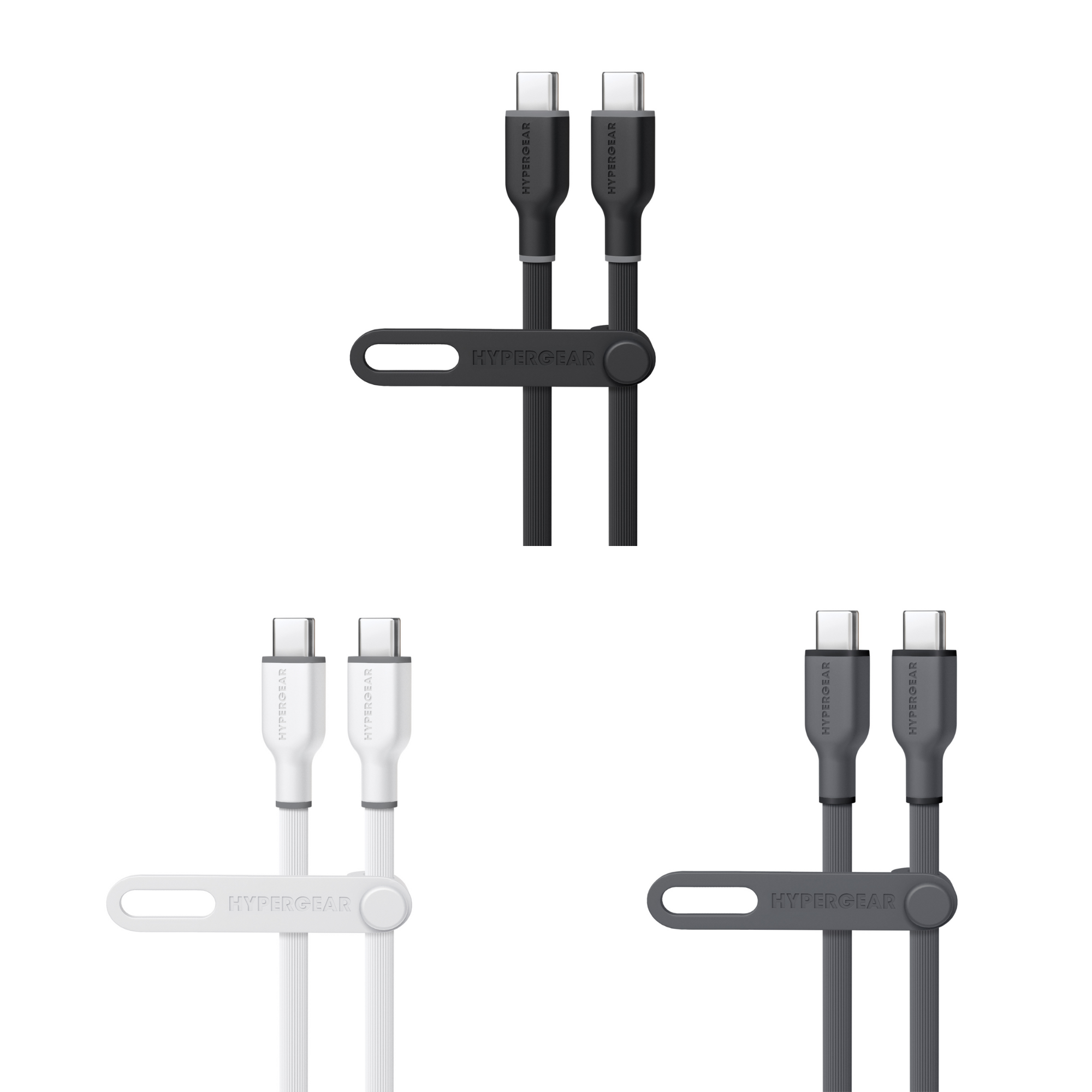 HyperGear Flexi PRO USB-C to USB-C Cable 15ft Jupiter Gear Home