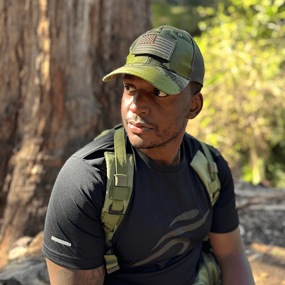 JupiterGear Military-Style Tactical Patch Hat with Adjustable Strap | Breathable & Unisex Jupiter Gear Home