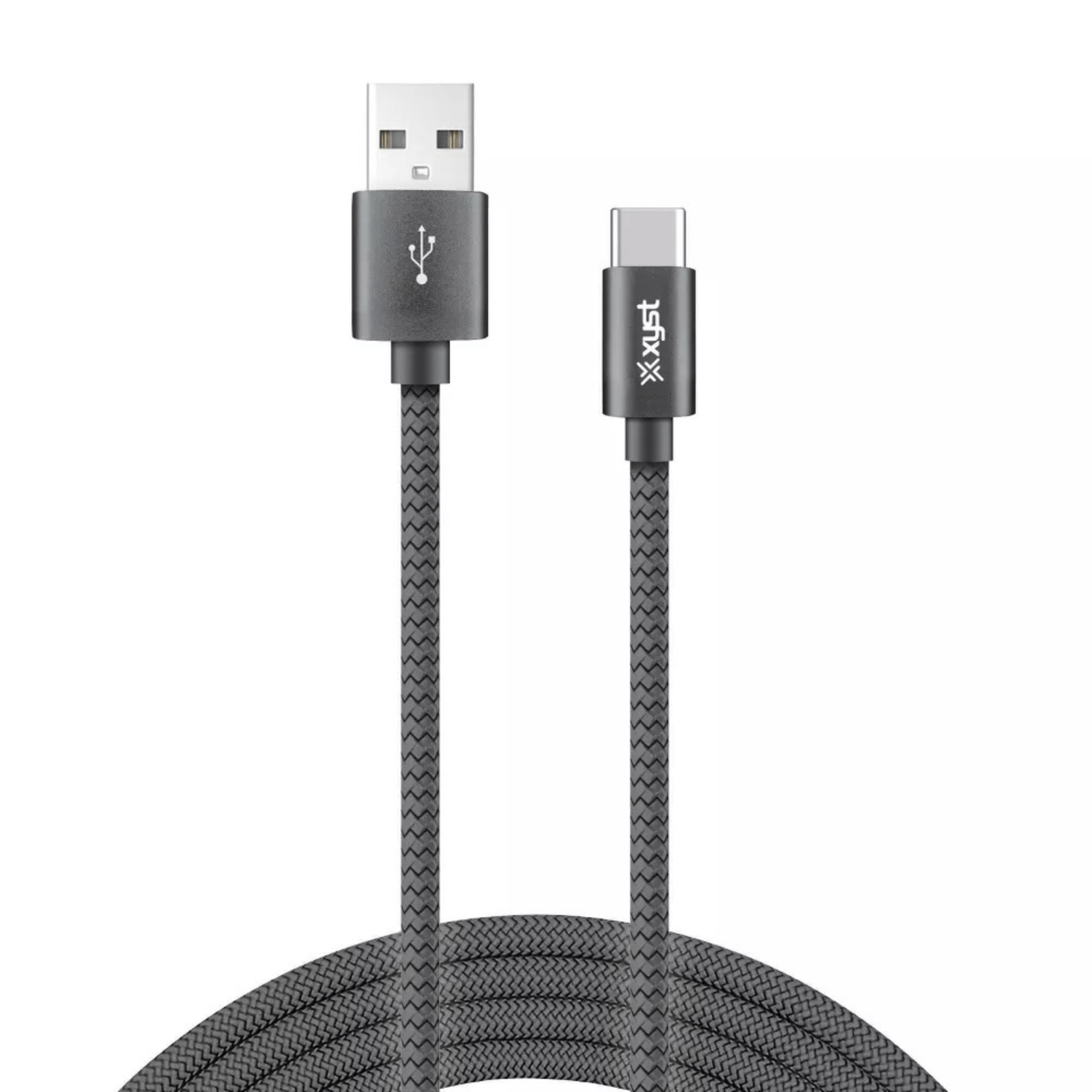 Xyst Charge and Sync USB to USB-C Braided Cable 10Ft Jupiter Gear Home
