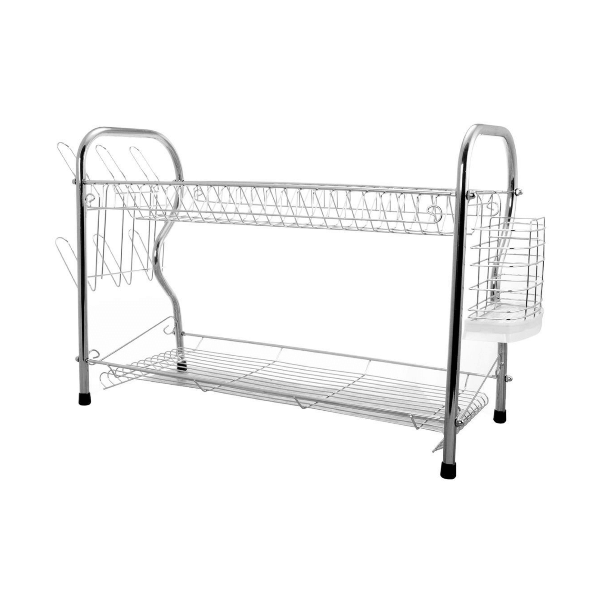 Better Chef 22" 2-Level Chrome-Plated R-Shaped Dish Rack Jupiter Gear Home