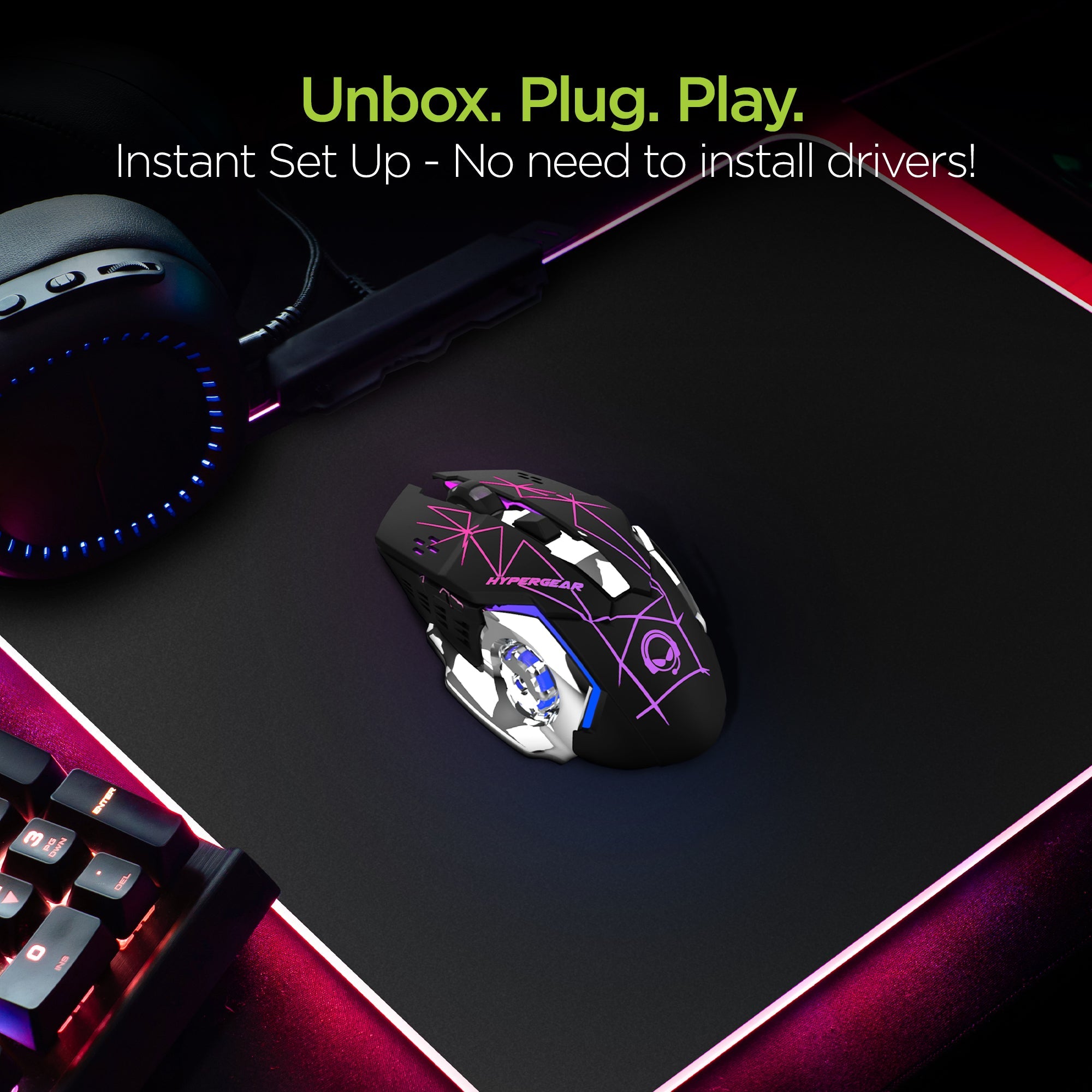HyperGear Chromium Wireless Gaming Mouse for Extended Play Sessions Jupiter Gear Home