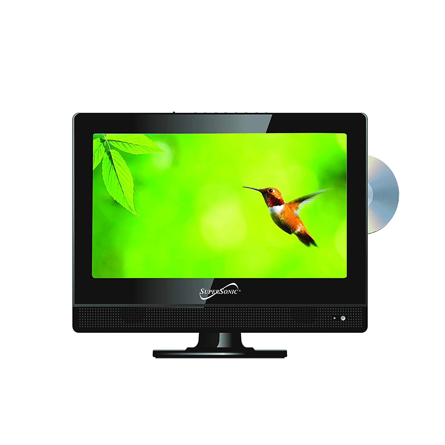 Supersonic 13.3" 12 Volt ACDC LED HDTV with DVD Player, USB, SD Card Reader and HDMI (SC-1312) Jupiter Gear Home
