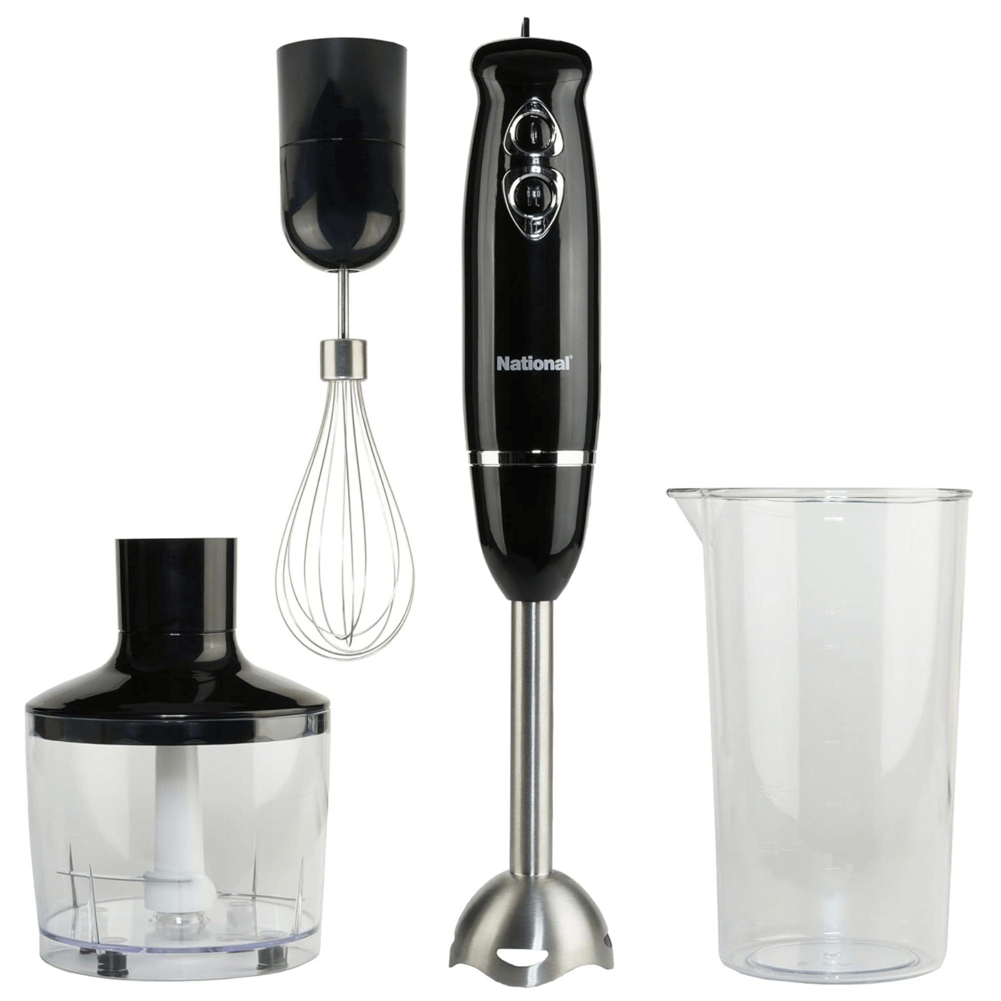 Supersonic National Multi-Purpose 4-in-1 Immersion Hand Blender Jupiter Gear Home