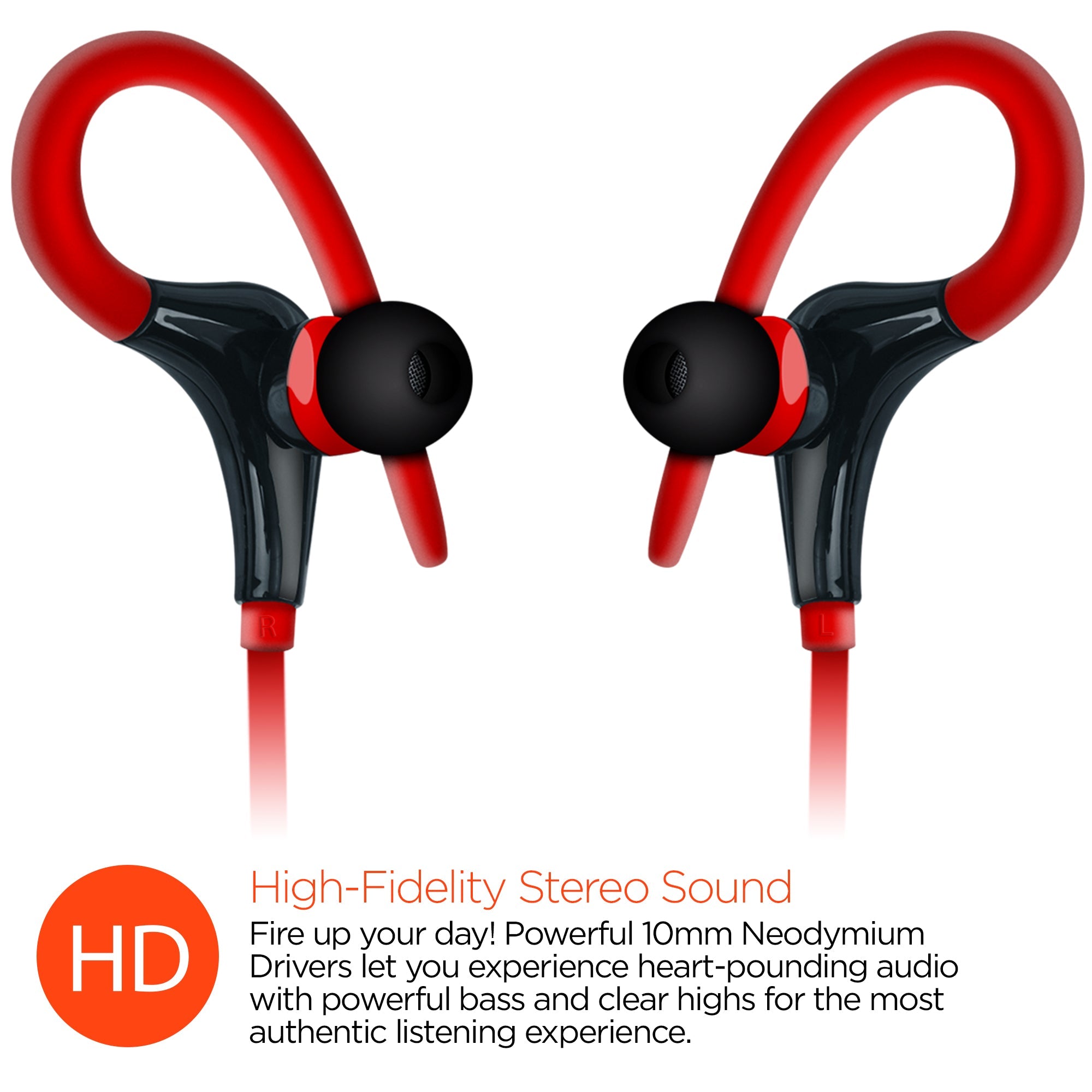 HyperGear Marathon Wireless Sports Earphones Active Jupiter Gear Home