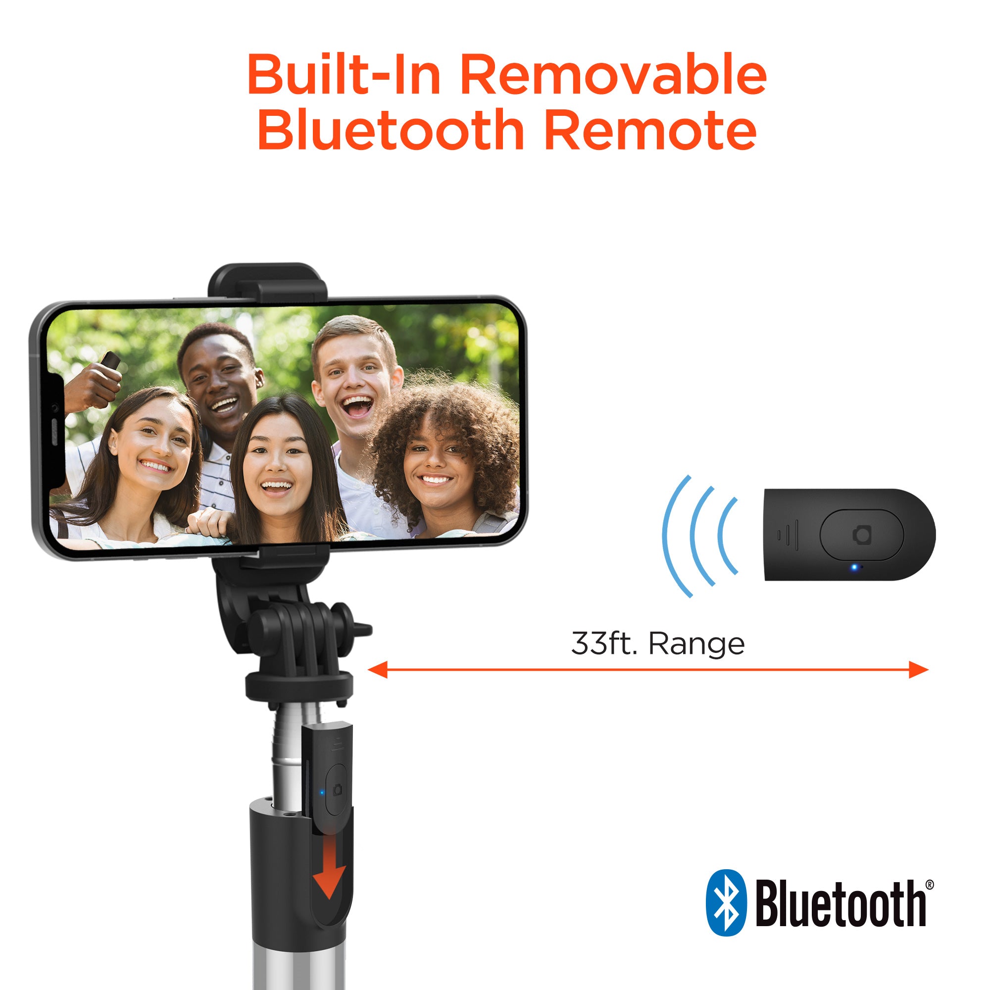 HyperGear SnapShot Wireless Selfie Stick + Tripod Jupiter Gear Home