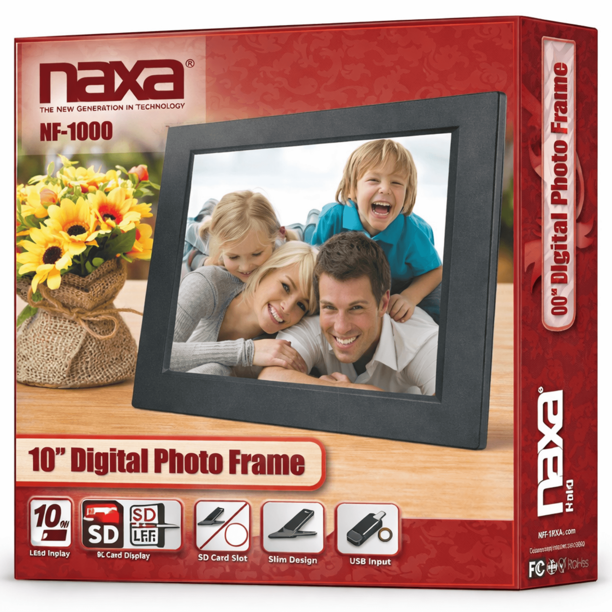 Naxa 10.1" Digital Photo Frame - Refurbished Jupiter Gear Home