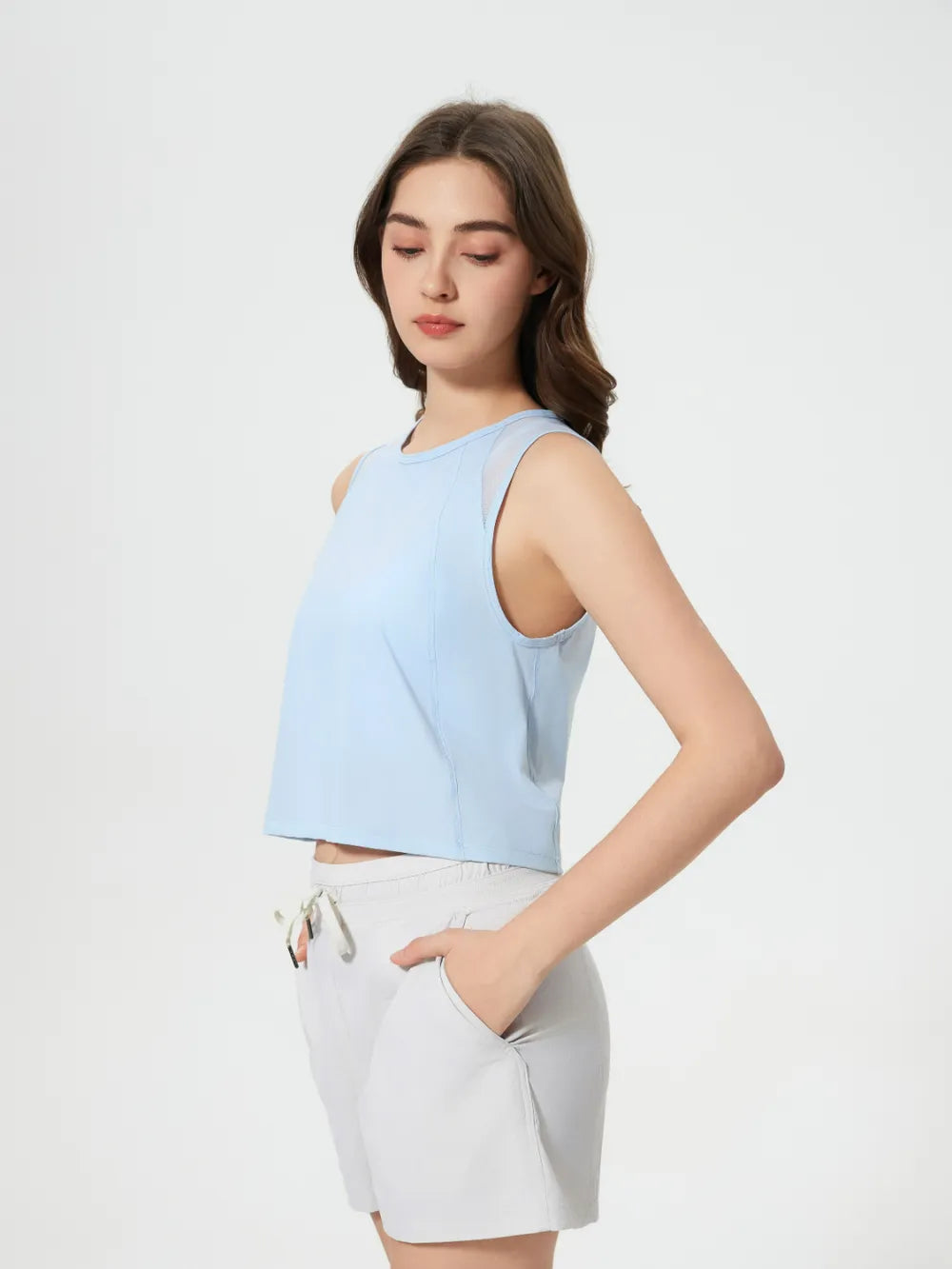 JupiterGear Round-Neck Cropped Tank Jupiter Gear Home