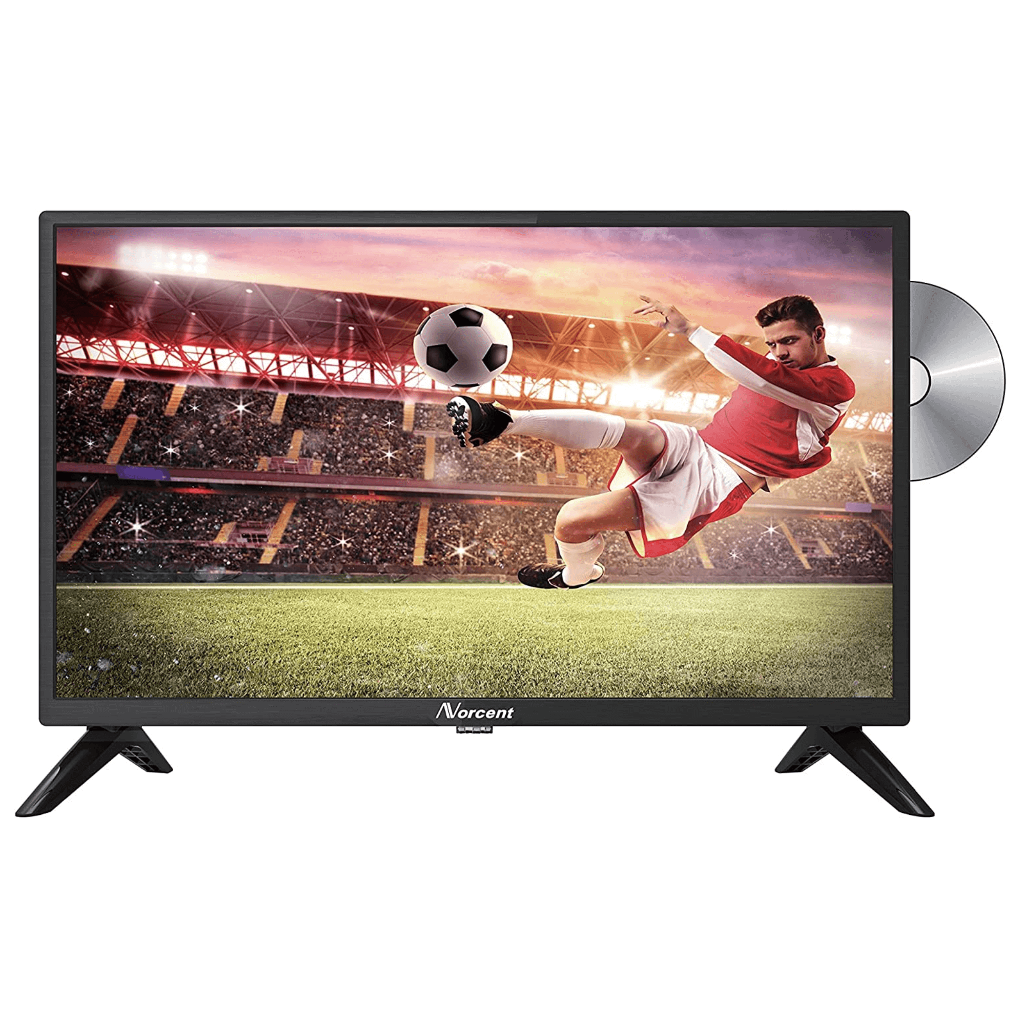 Norcent 24 Inch 720P LED HD Backlight Flat TV DVD Combo with Multimedia Access Jupiter Gear Home