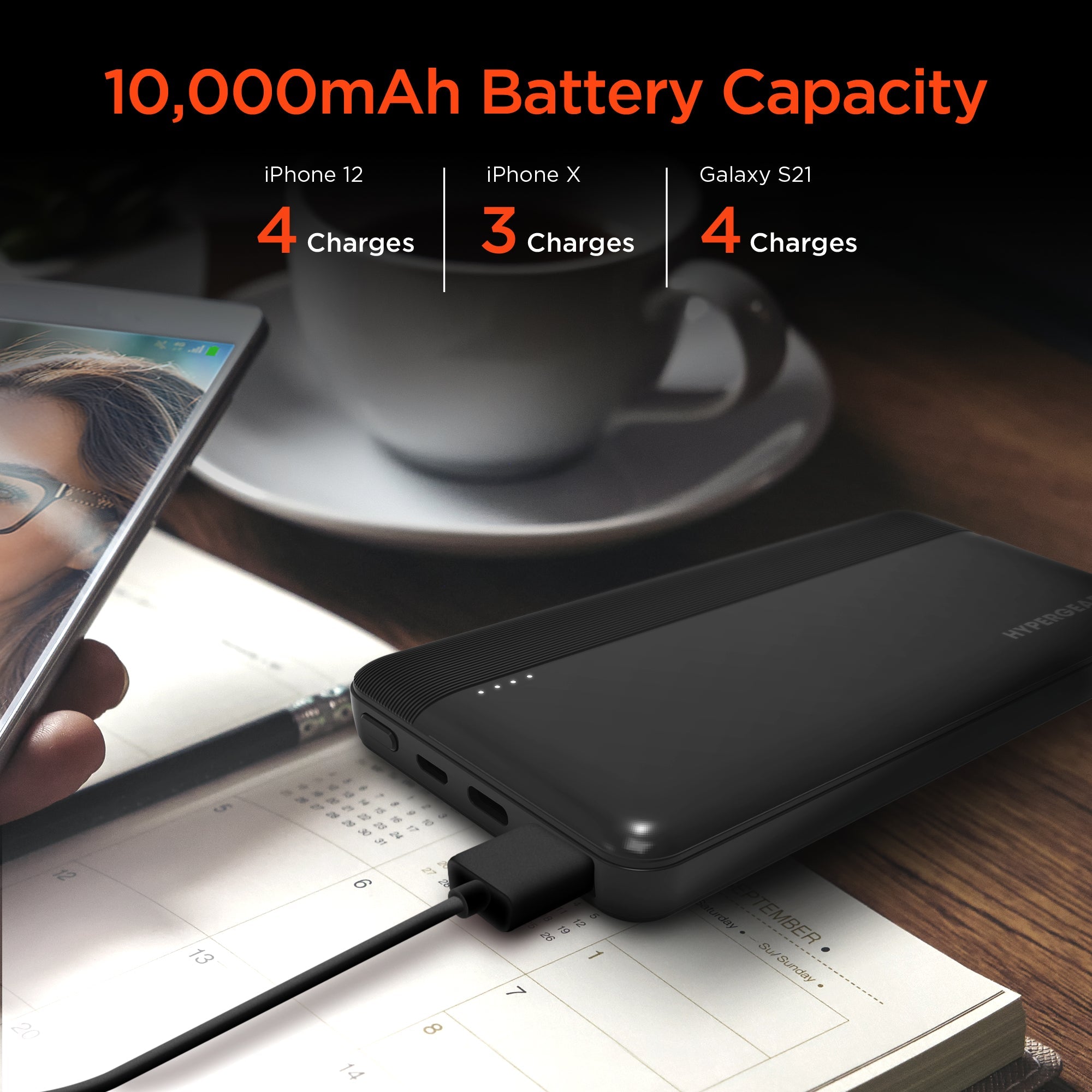 HyperGear 10000mAh 20W PD + USB Power Bank Jupiter Gear Home