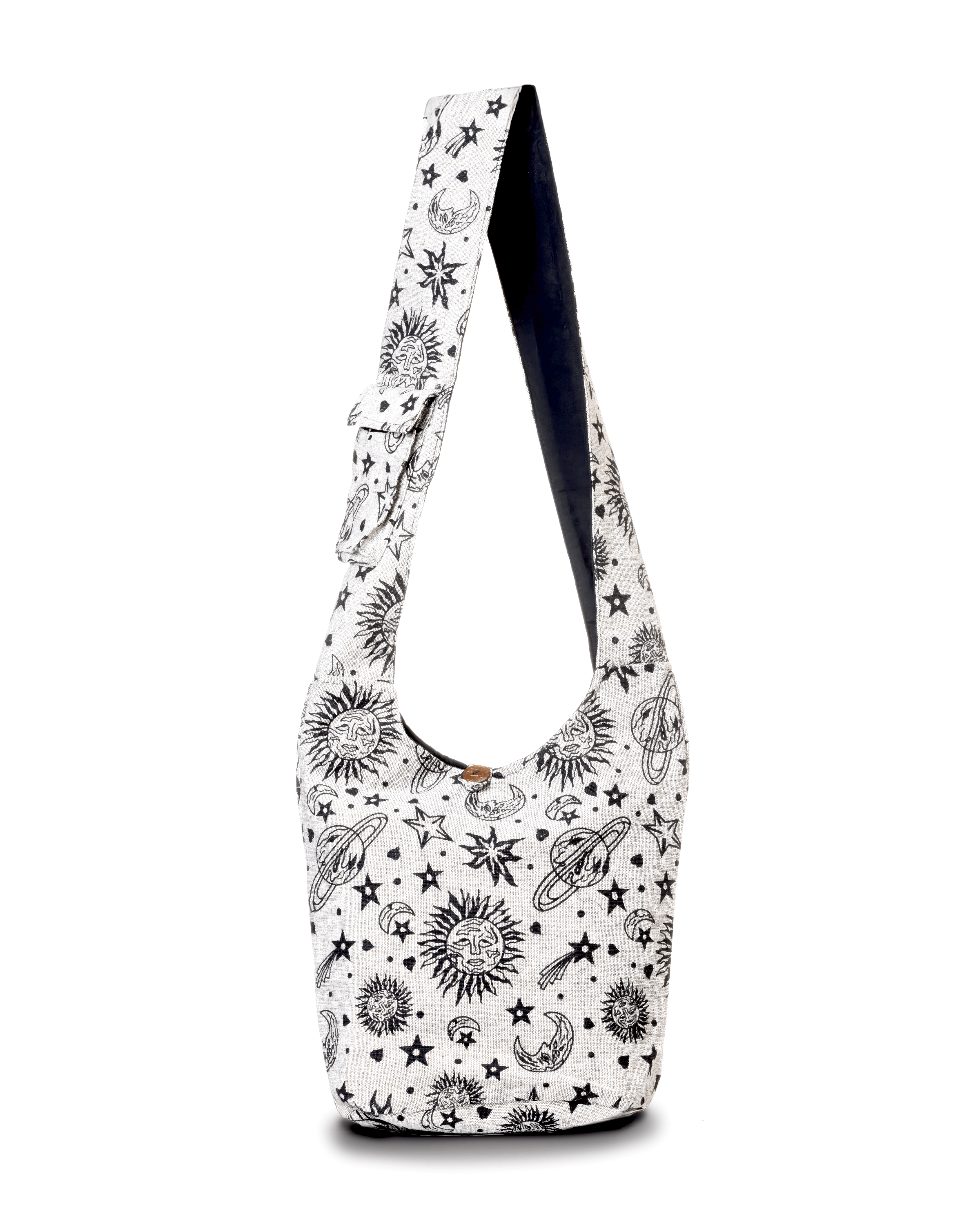 Kathmandu Collection Celestial Print Hobo Bag Jupiter Gear Home
