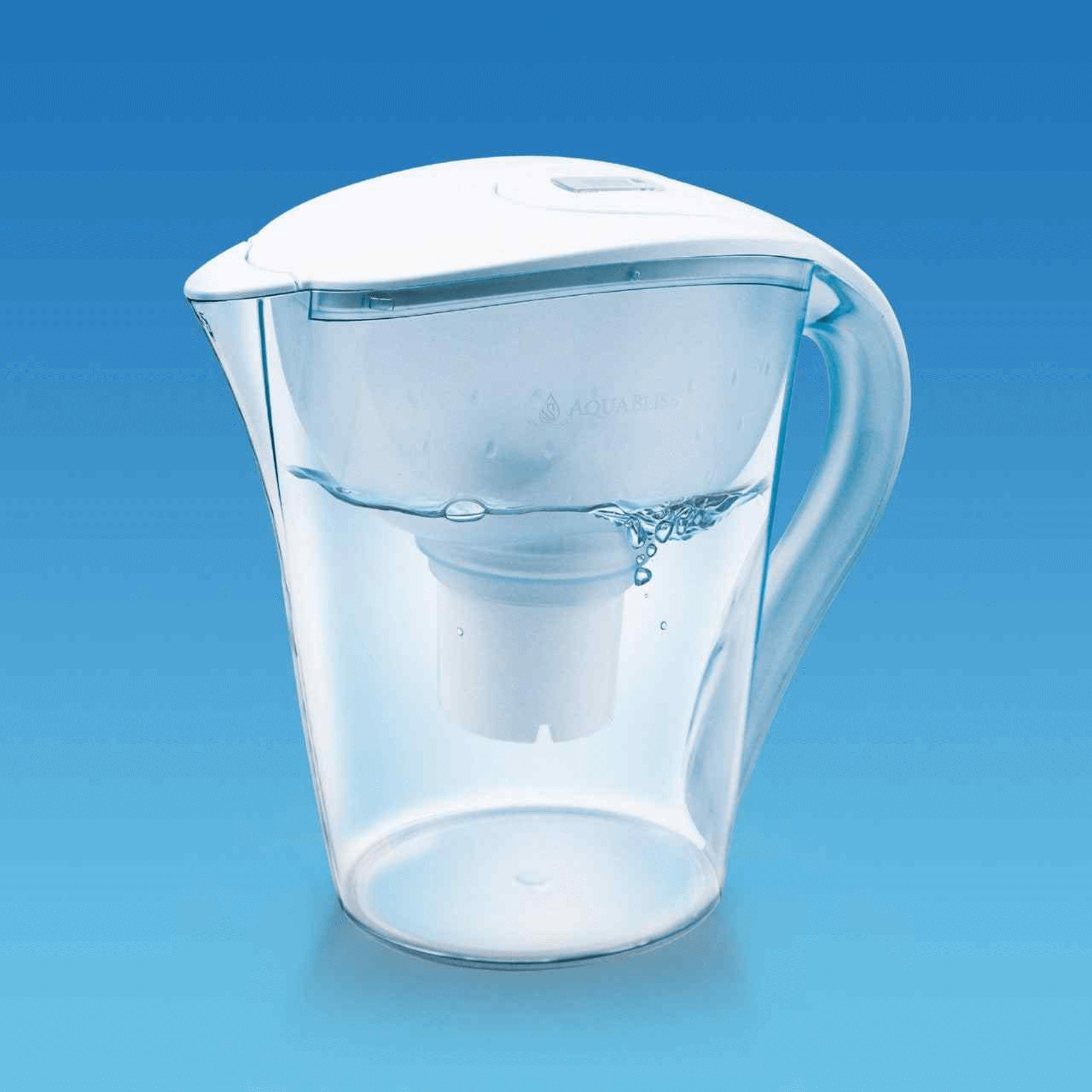 AquaBliss 10-Cup Water Filter Pitcher with 3 XL Filters Jupiter Gear Home