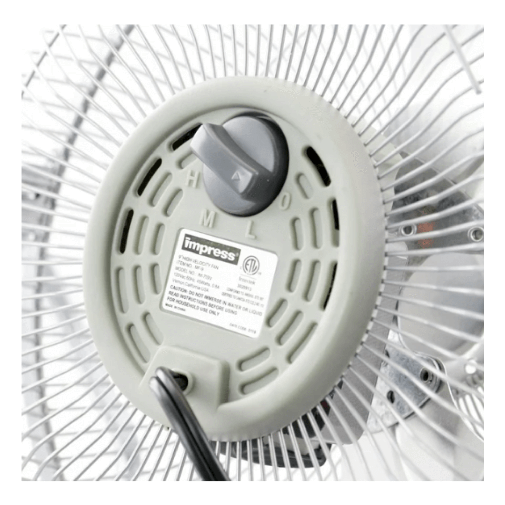 Impress All-Metal 9" High Velocity Floor Fan Jupiter Gear Home