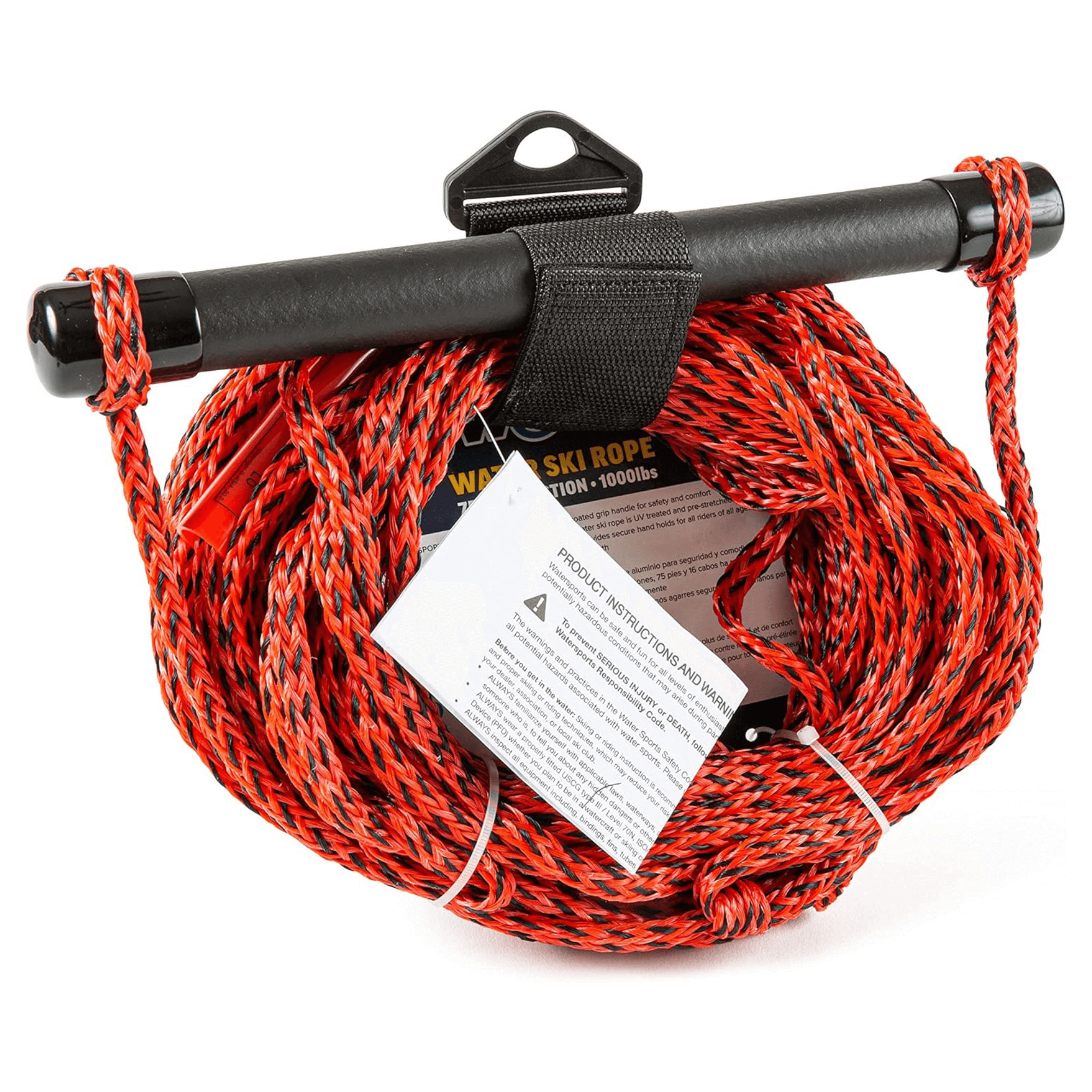 WOW Watersports 75ft 2-Section UV Treated Water Ski Rope Jupiter Gear Home