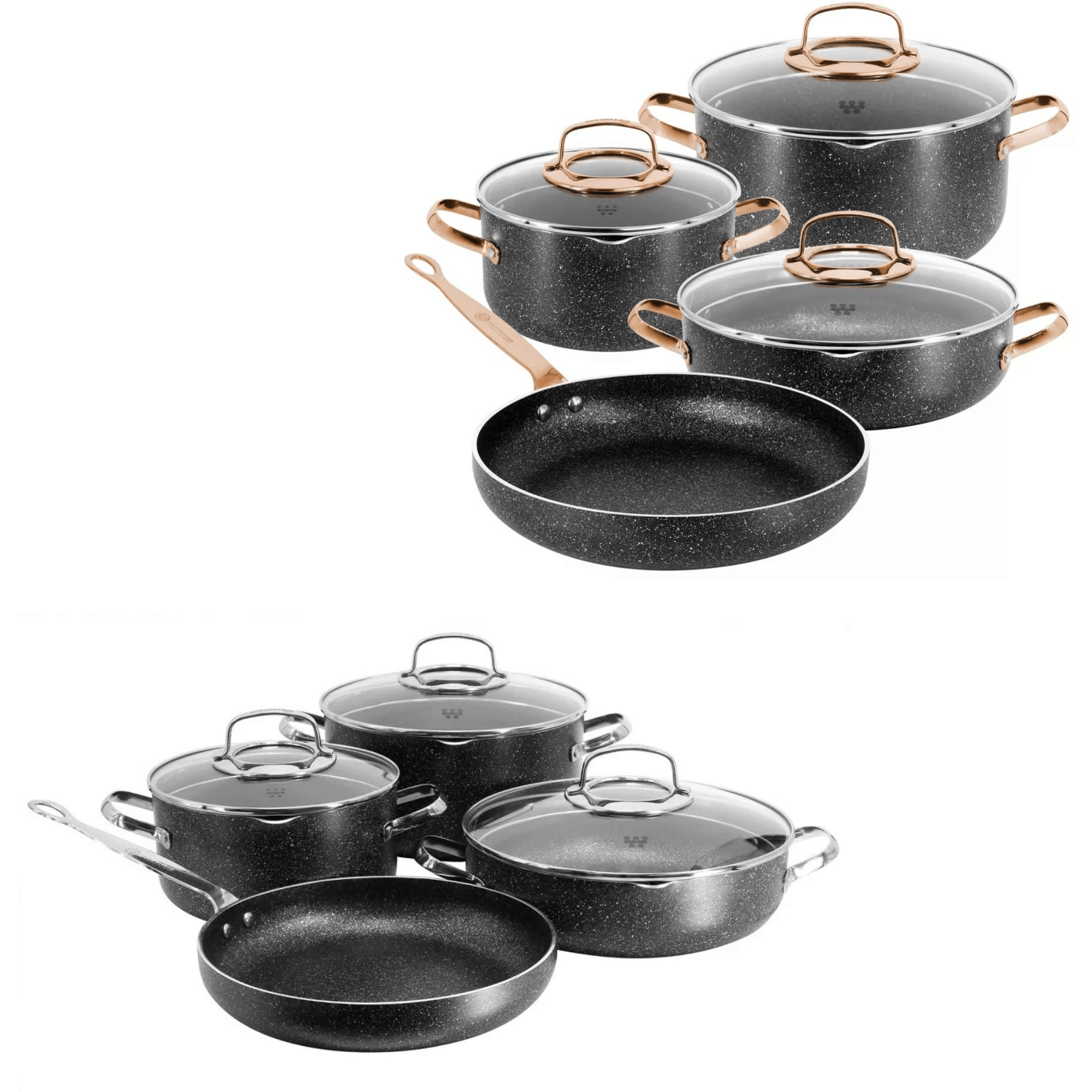 Korkmaz Galaksi 7 Piece Non Stick Aluminum Cookware Set Jupiter Gear Home