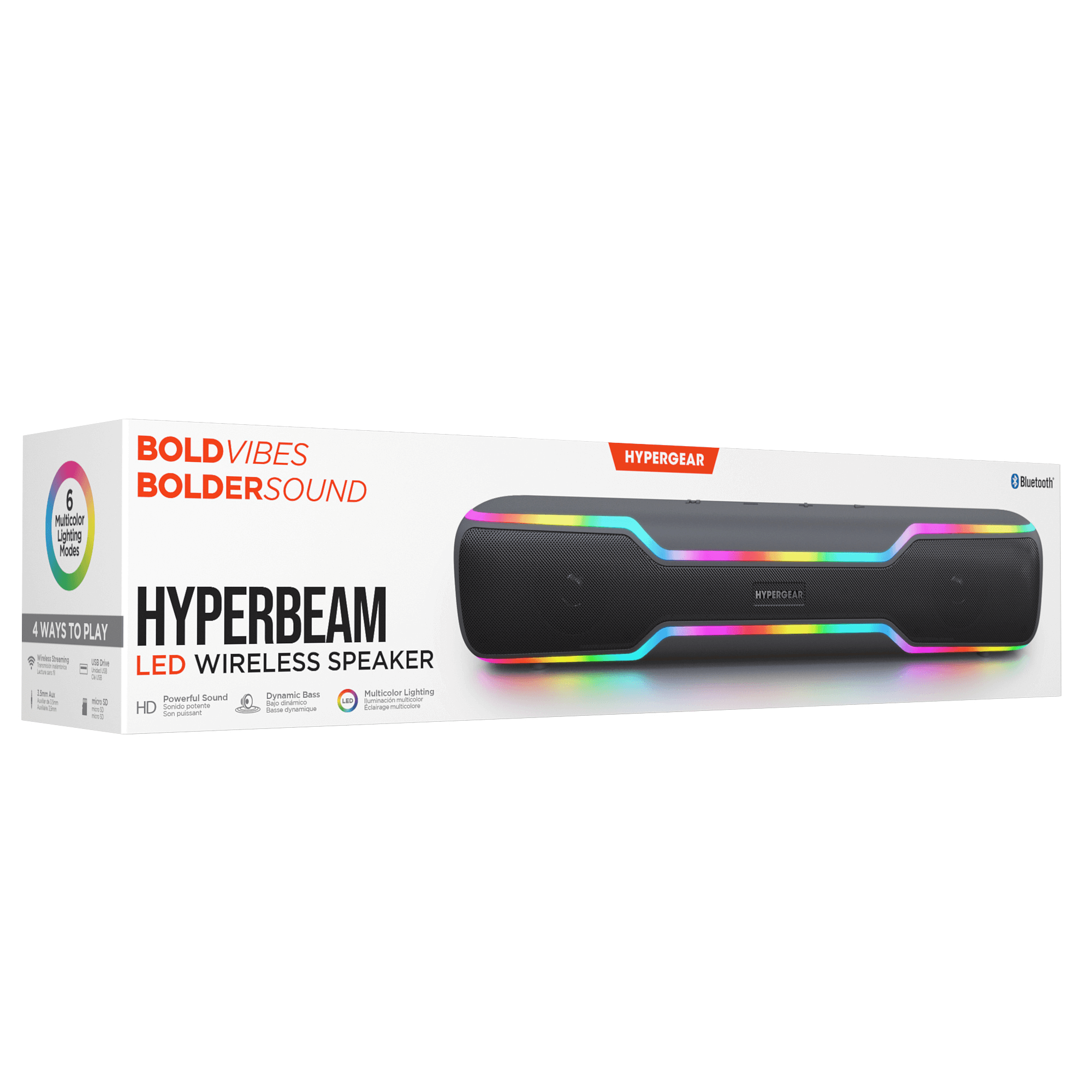 HyperGear HyperBeam LED Wireless Speaker Jupiter Gear Home