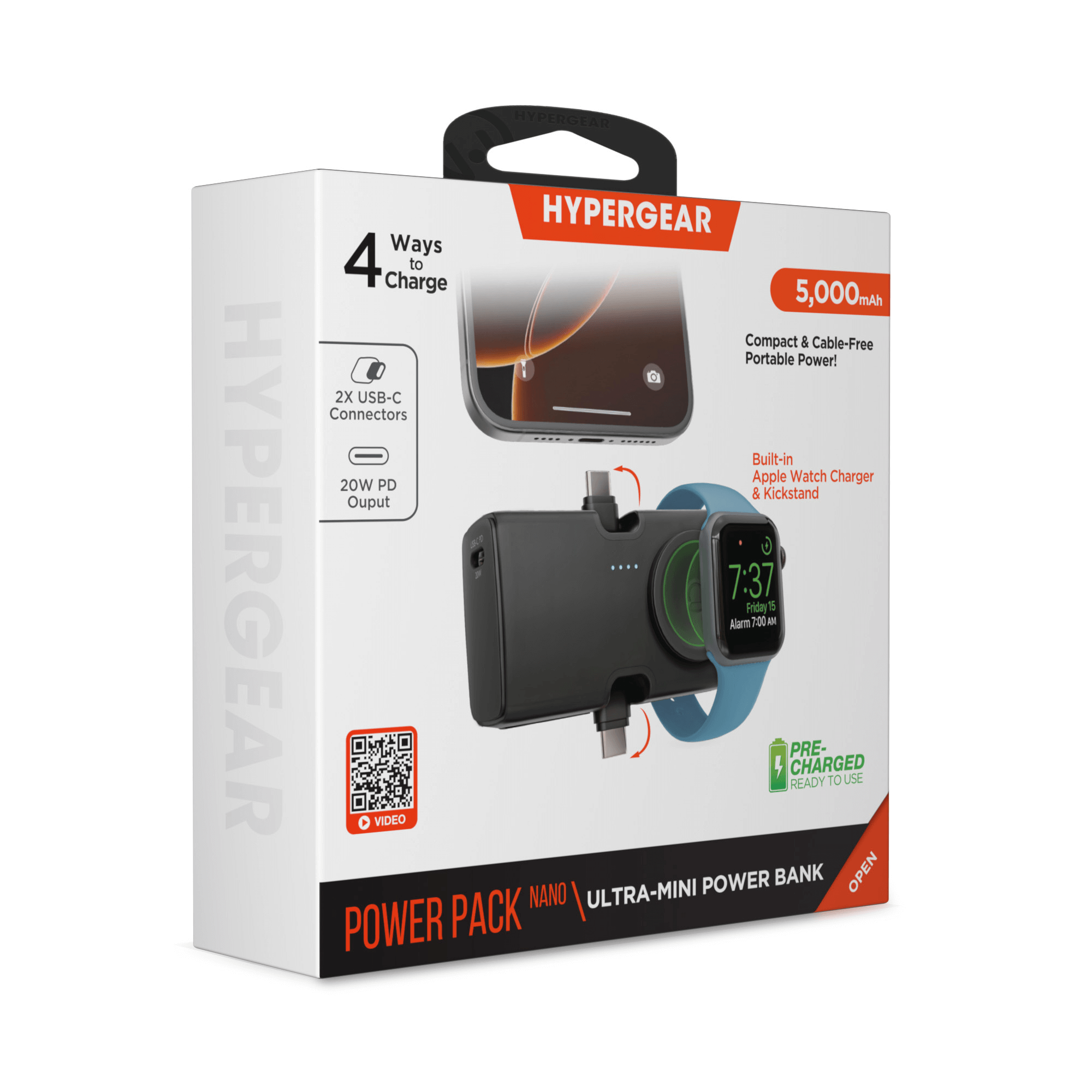 HyperGear Power Pack Nano 5000mAh Power Bank Jupiter Gear Home