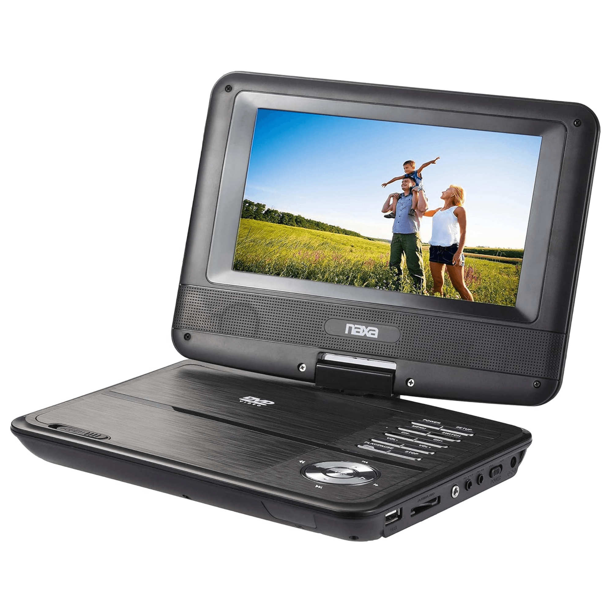 Naxa 7" TFT LCD Swivel Screen Portable DVD Player - Refurbished Jupiter Gear Home