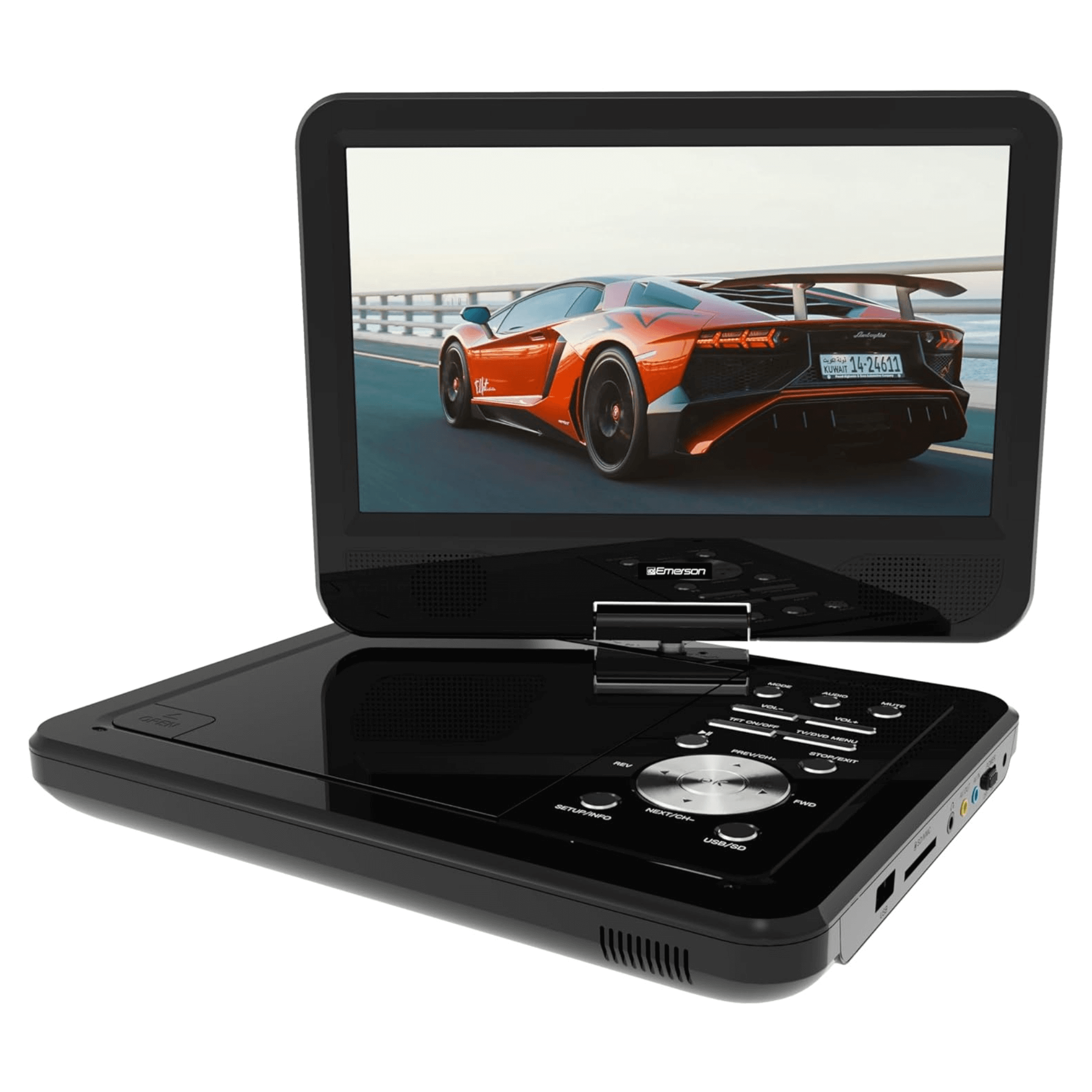 Emerson 10" DVD Player with ATSC Digital TV and LCD 270 Degree Swivel Screen Jupiter Gear Home