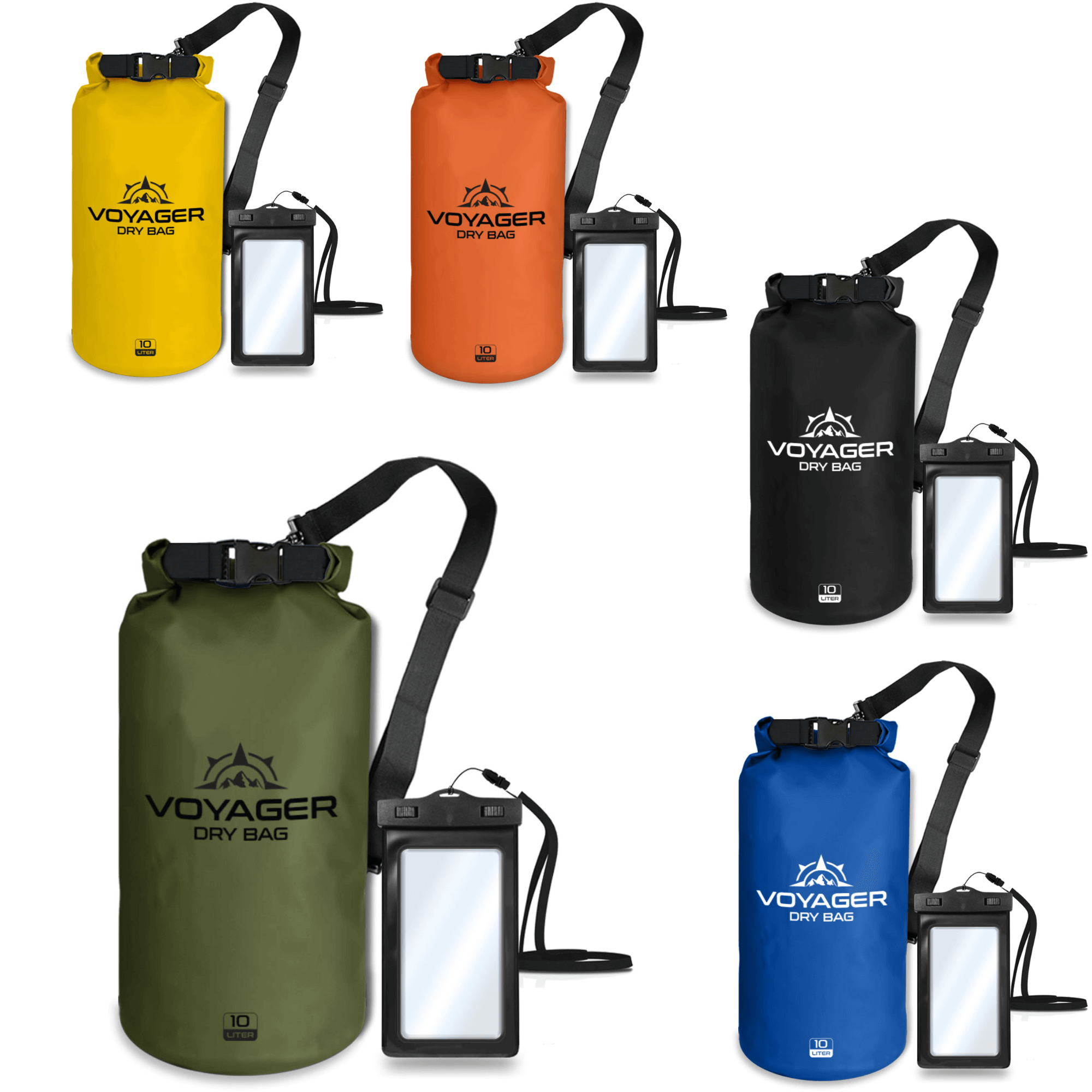EcoGear FX Voyager Waterproof 10L Dry Bag Jupiter Gear Home