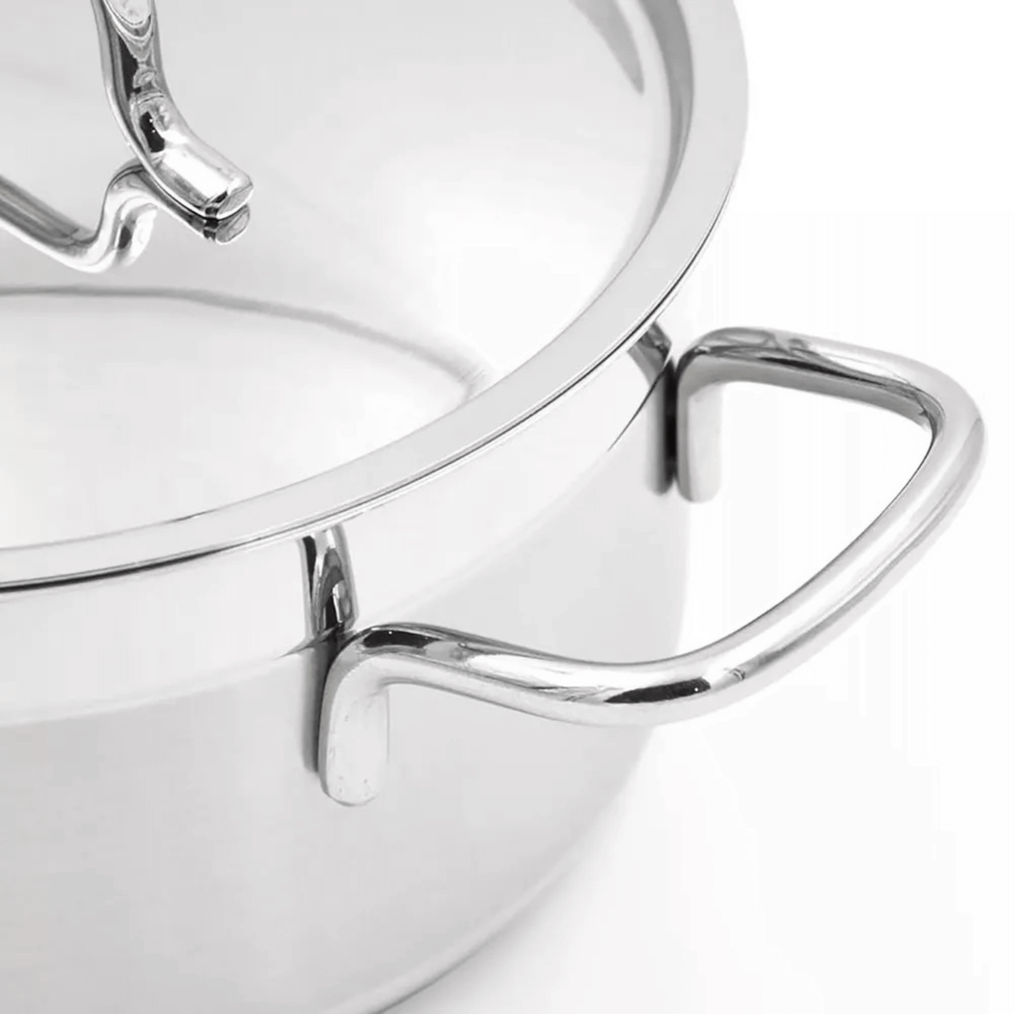 Korkmaz Alfa 4.2L Stainless Steel Low Casserole Dish with Lid Jupiter Gear Home