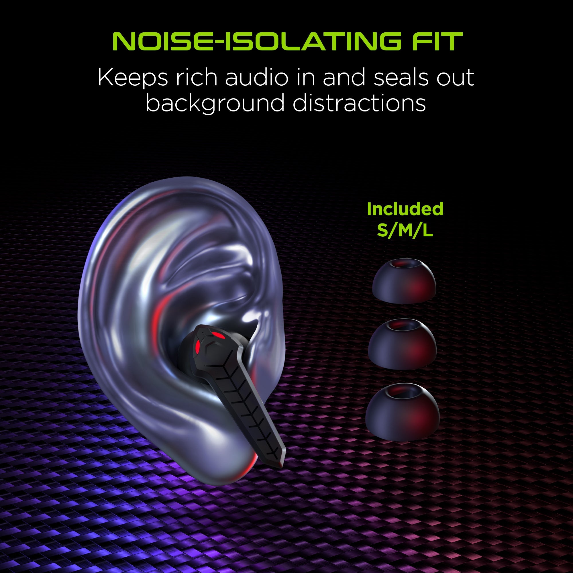 HyperGear CobraStrike True Wireless Gaming Earbuds with No Lag Audio Jupiter Gear Home
