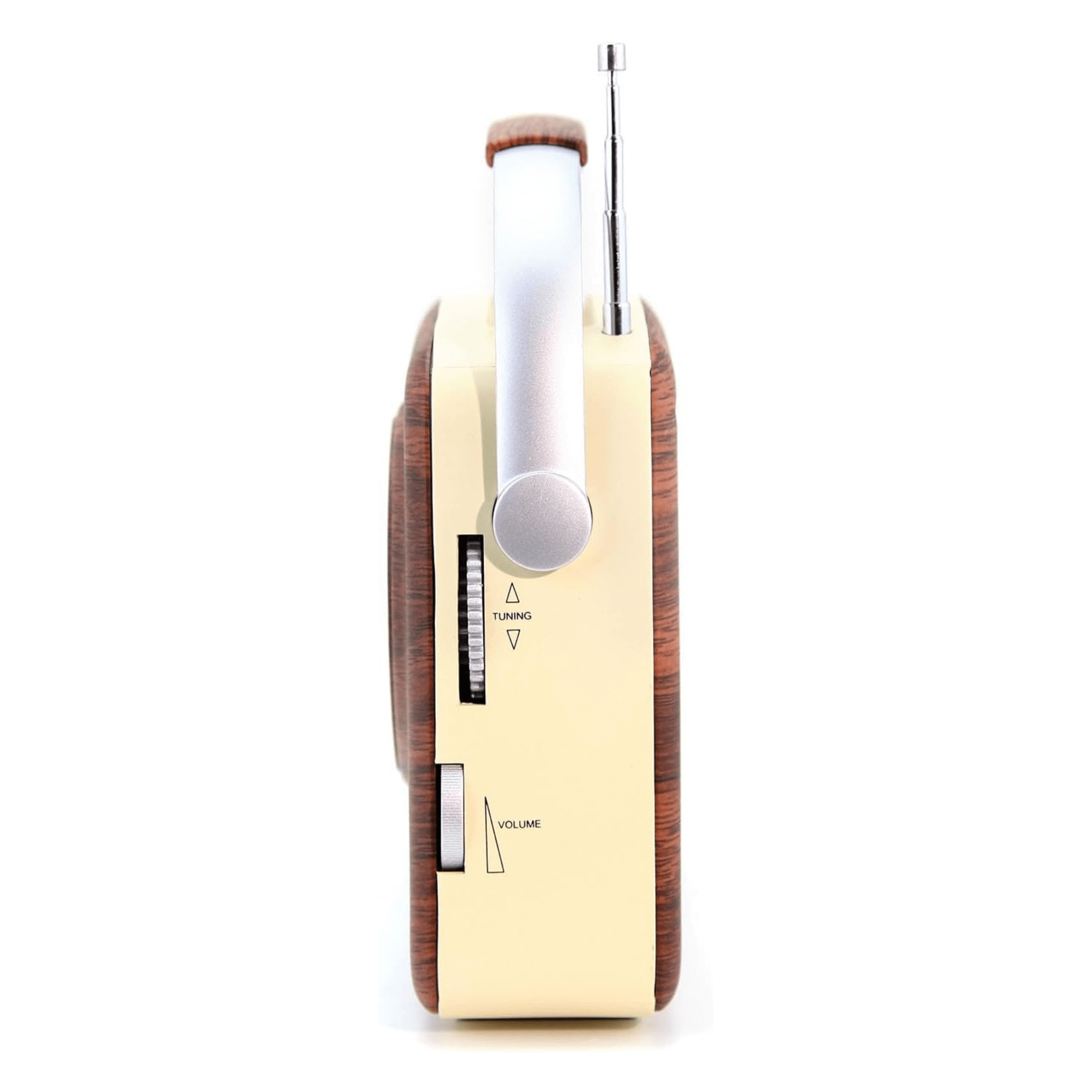 Emerson Portable Retro Radio with Built-In Rechargeable Battery and Memory Set Jupiter Gear Home