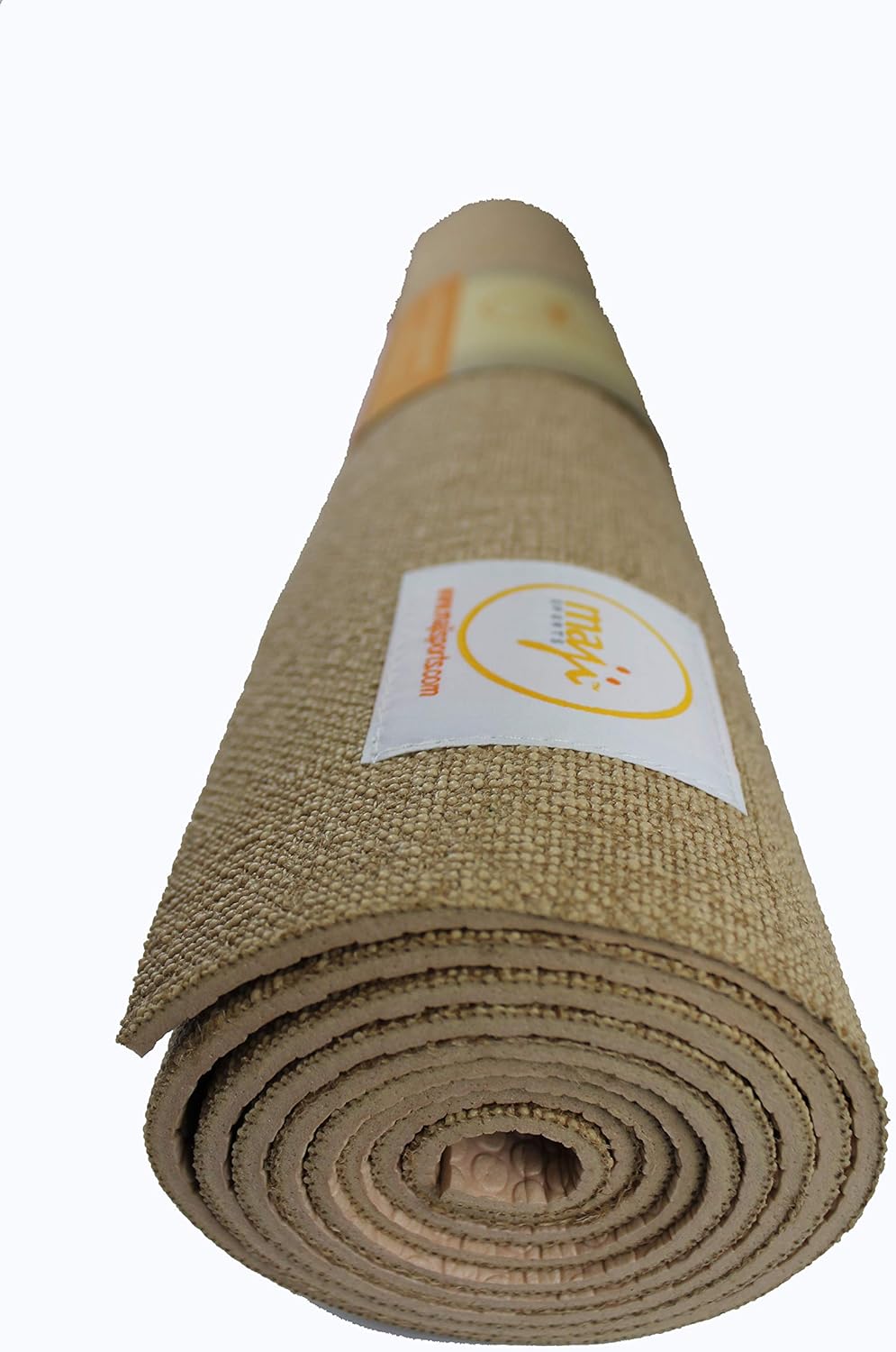 Maji Sports Jute Premium Eco Yoga Mat + Foot Massager (7.5cm x 17.5cm) Jupiter Gear Home