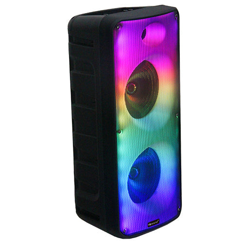 Supersonic 2 x 8" Bluetooth Speaker FIRE BOX with FM Radio and Remote Control Jupiter Gear Home