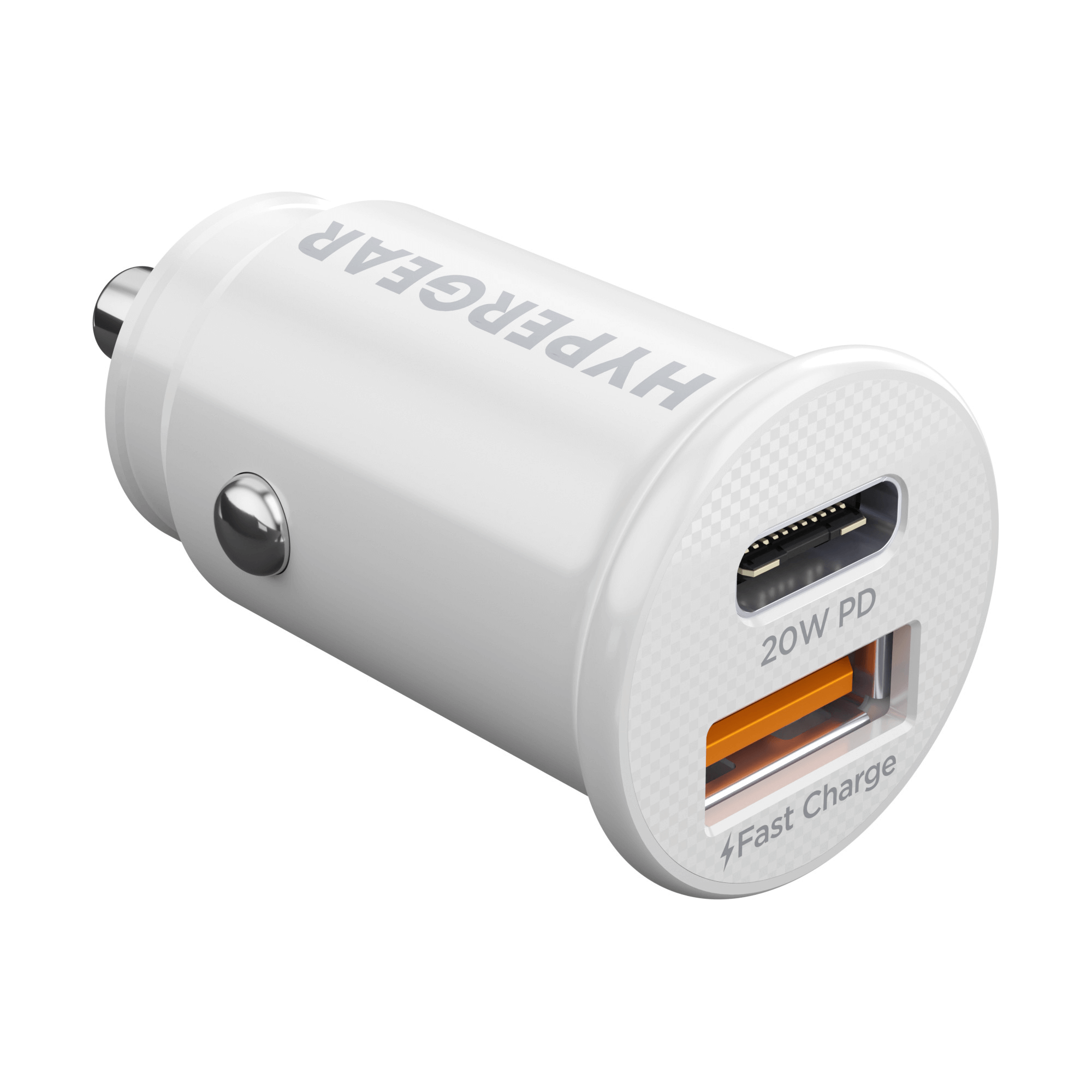 HyperGear Mini 20W USB-C PD + 18W USB Fast Car Charger Jupiter Gear Home