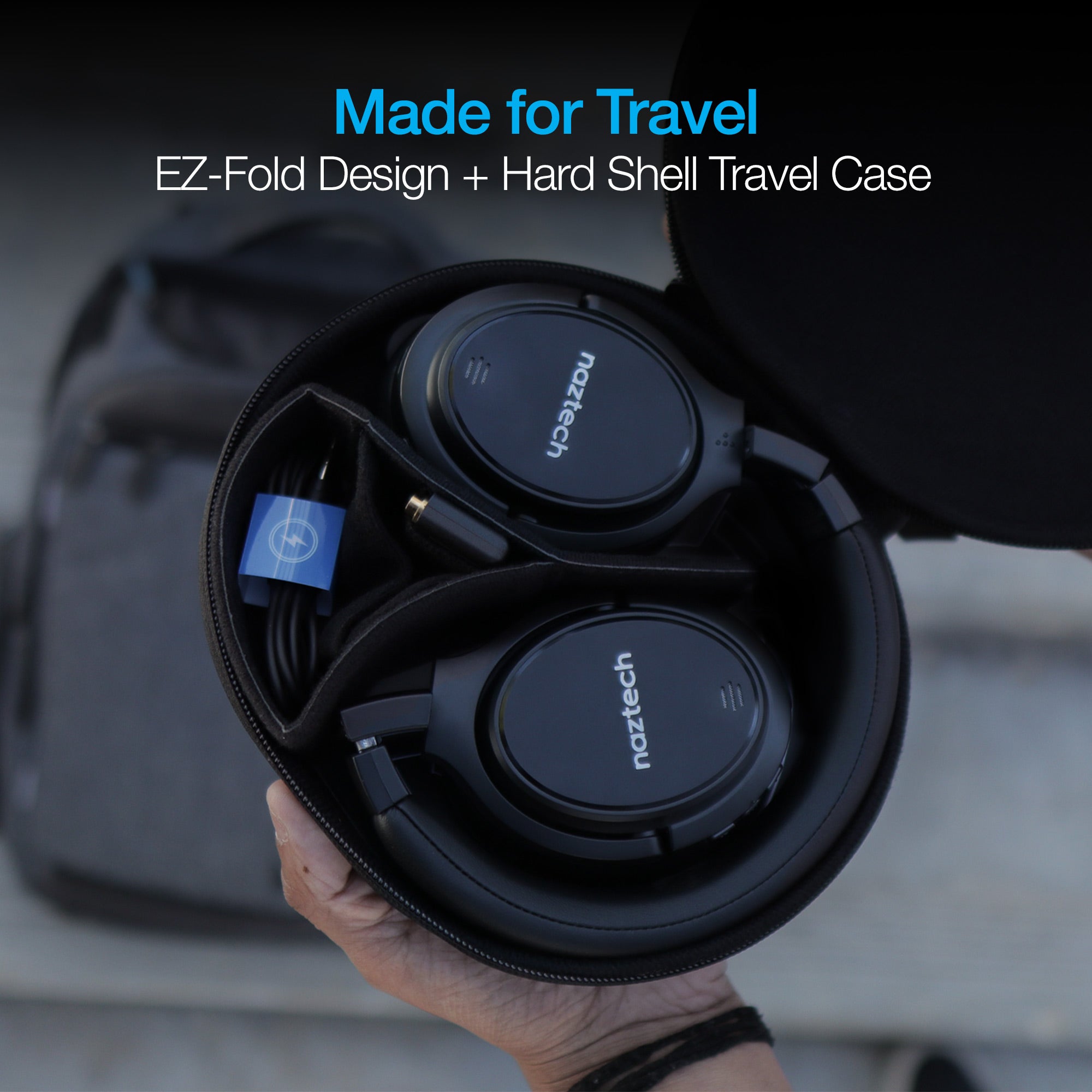 Naztech Driver ANC1000 Wireless Headphones Jupiter Gear Home