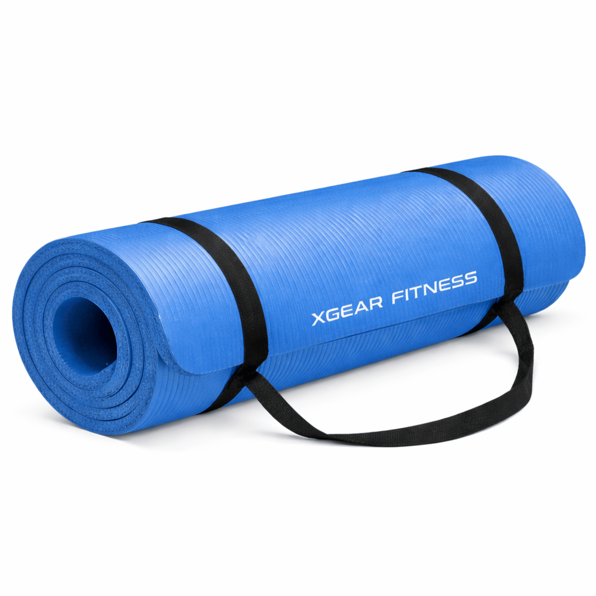 XGear Fitness Thick Travel Yoga Mat with Carrying Strap Jupiter Gear Home
