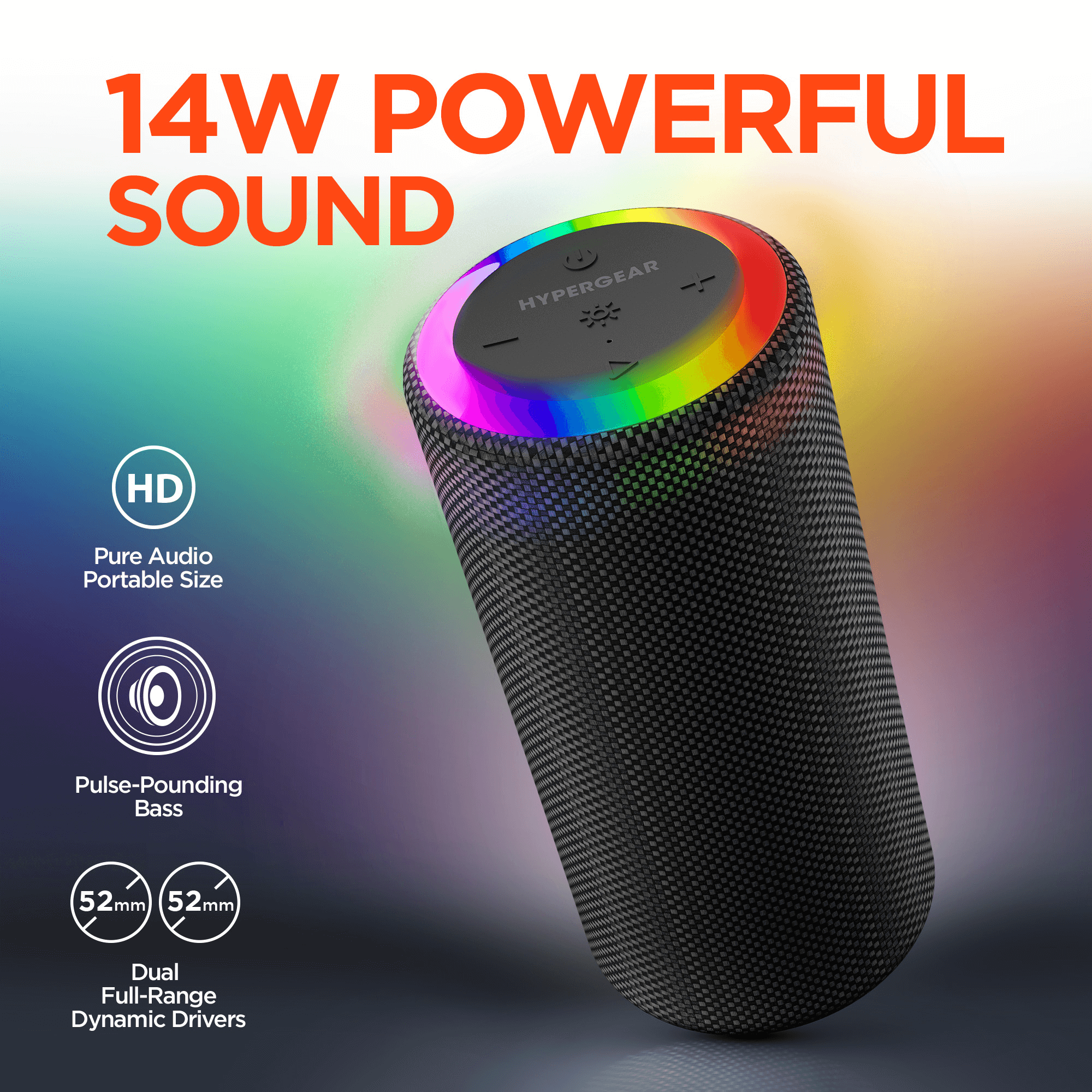 HyperGear Halo XL Wireless LED Speaker Jupiter Gear Home