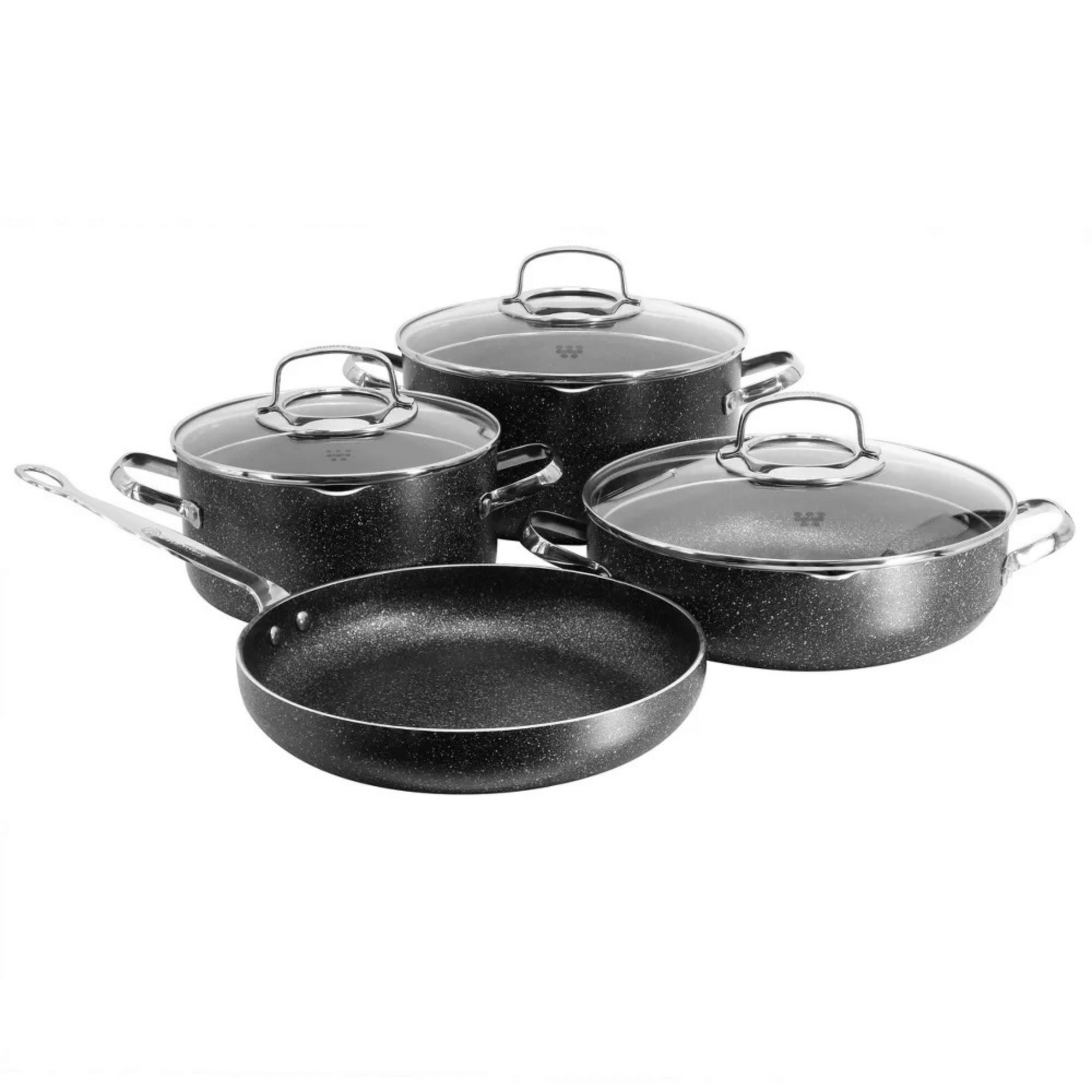Korkmaz Galaksi 7 Piece Non Stick Aluminum Cookware Set Jupiter Gear Home