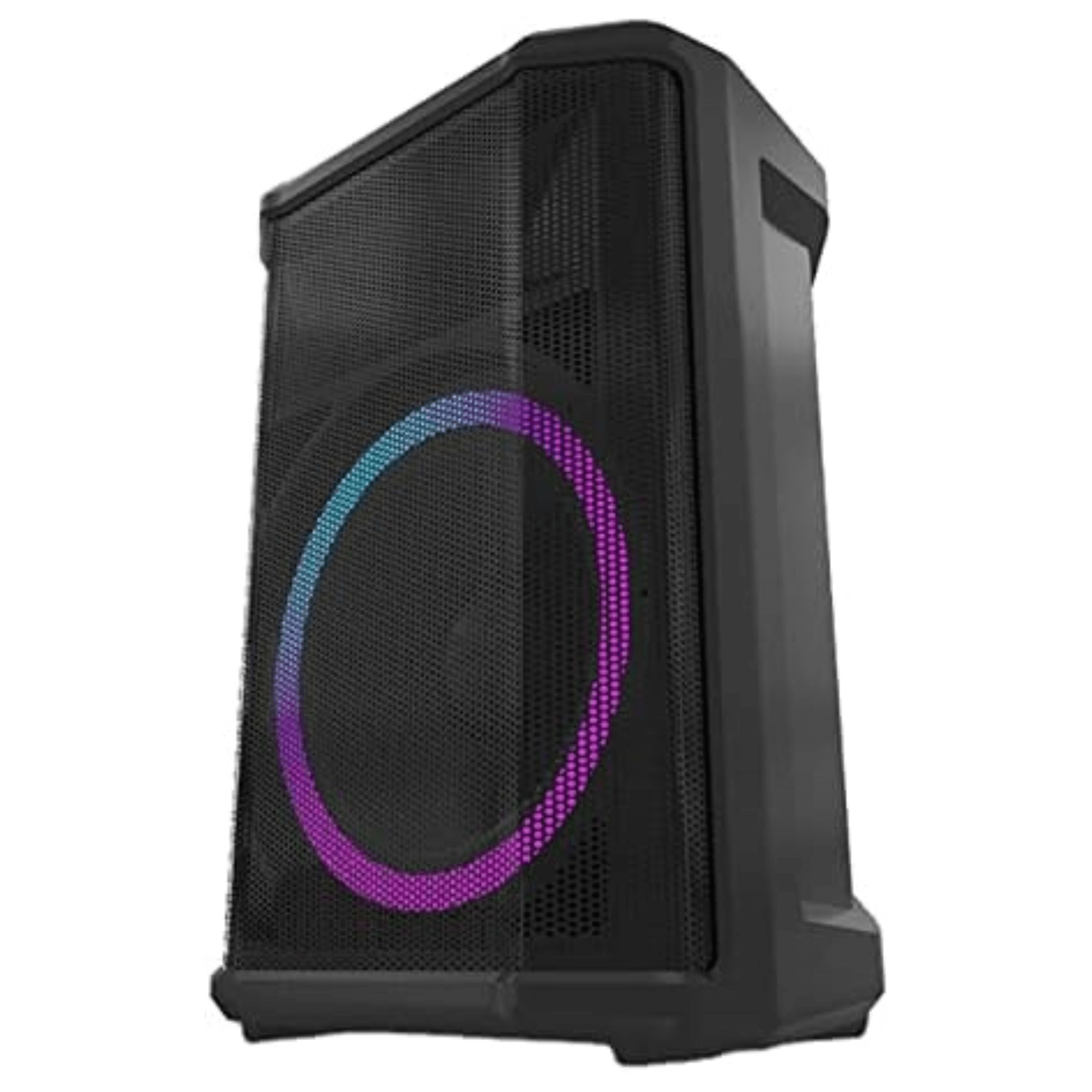 Norcent 12" Portable Wheeled Bluetooth Speaker w Microphone and Flashing Lights Jupiter Gear Home