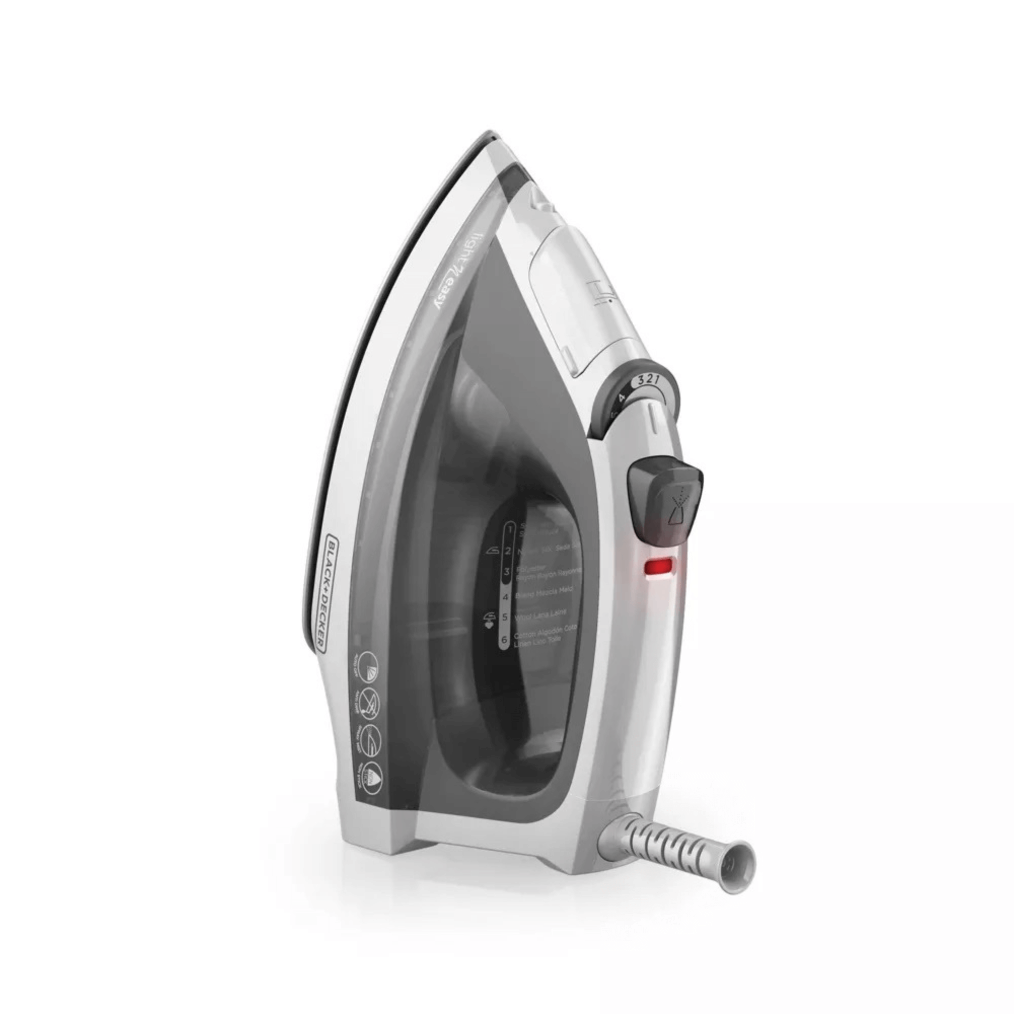 Black & Decker Light N Easy Auto-Shutoff Iron with Stainless Soleplate Jupiter Gear Home