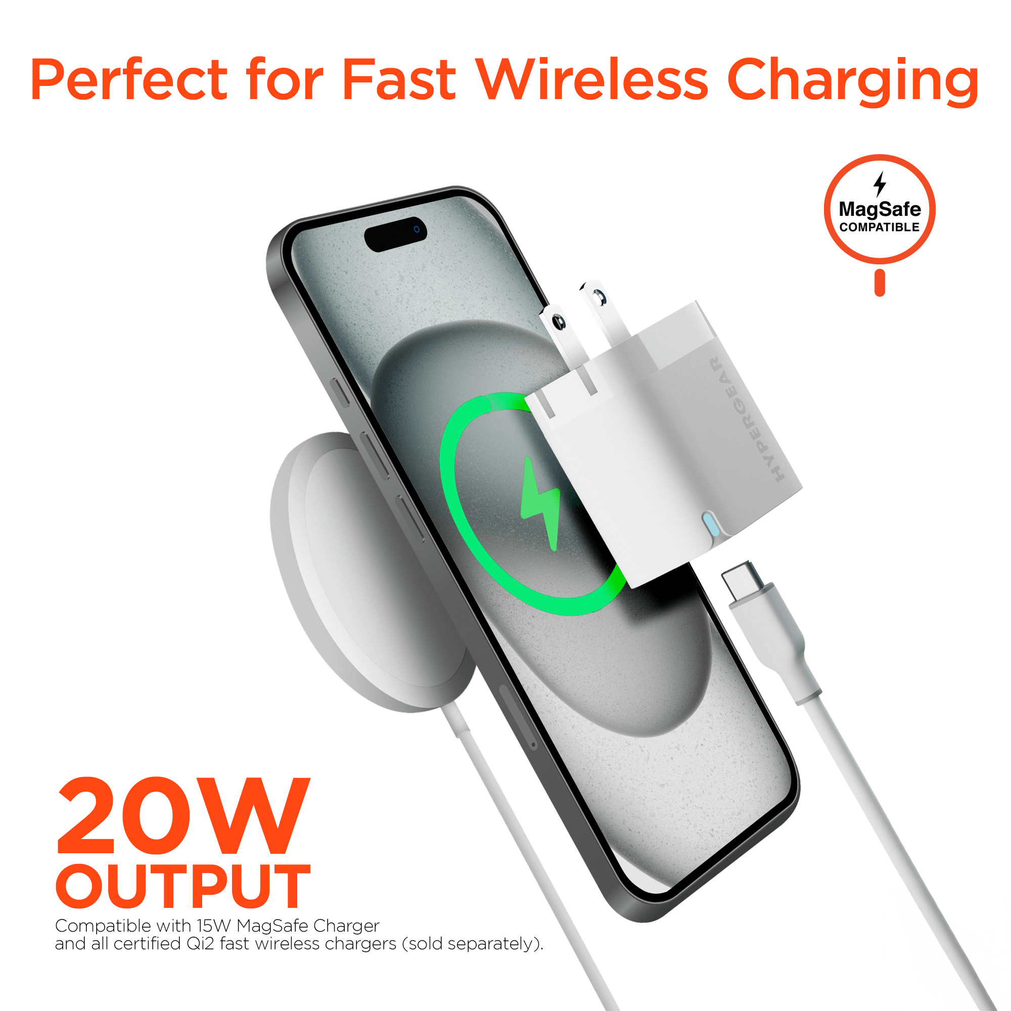 HyperGear 20W USB-C PD Wall Charger Jupiter Gear Home