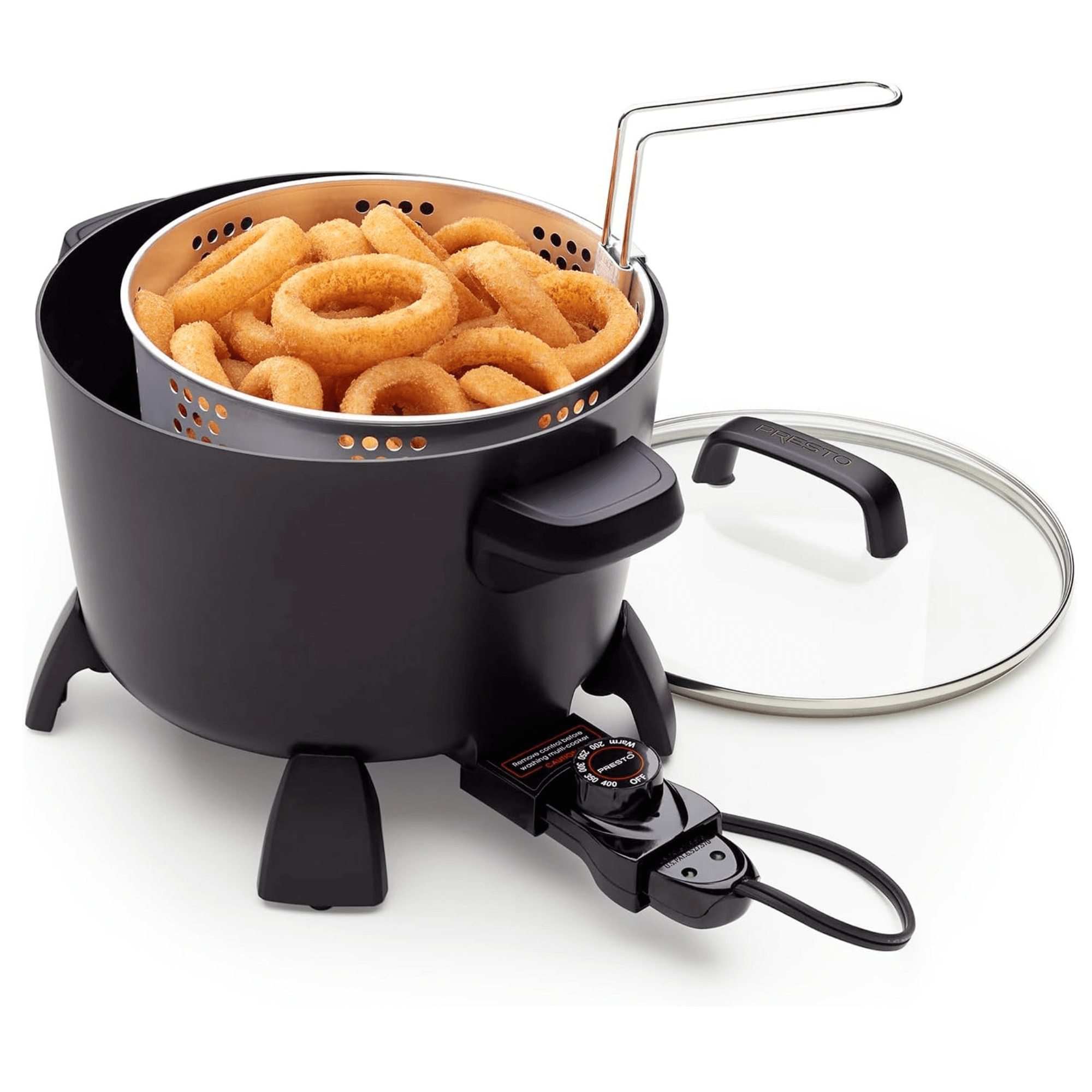 Presto 8-Cup Big Kettle Steamer Deep Fryer Multi-Cooker Jupiter Gear Home
