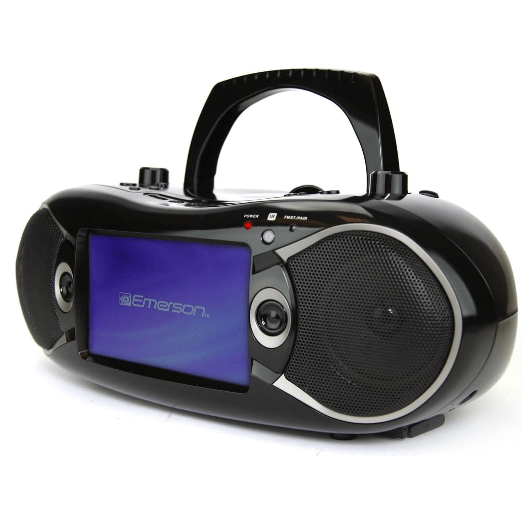 Emerson 7" Bluetooth DVD Boombox Black - Refurbished Jupiter Gear Home