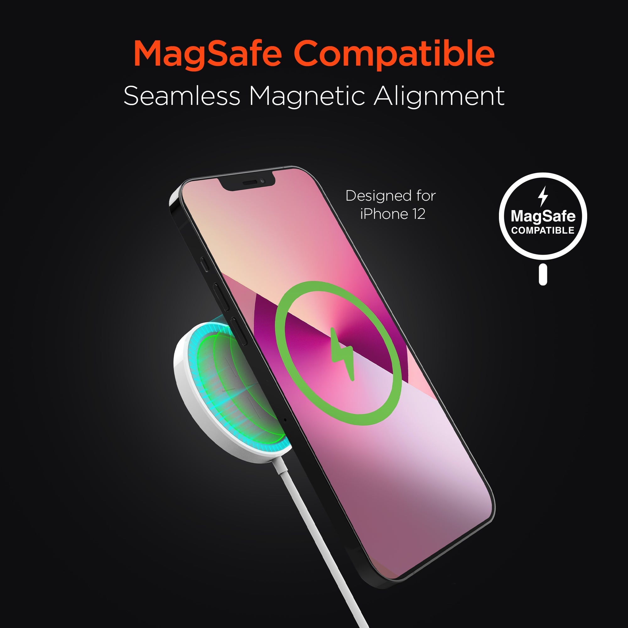 HyperGear Universal Magnetic 15W Wireless Fast Charger Jupiter Gear Home