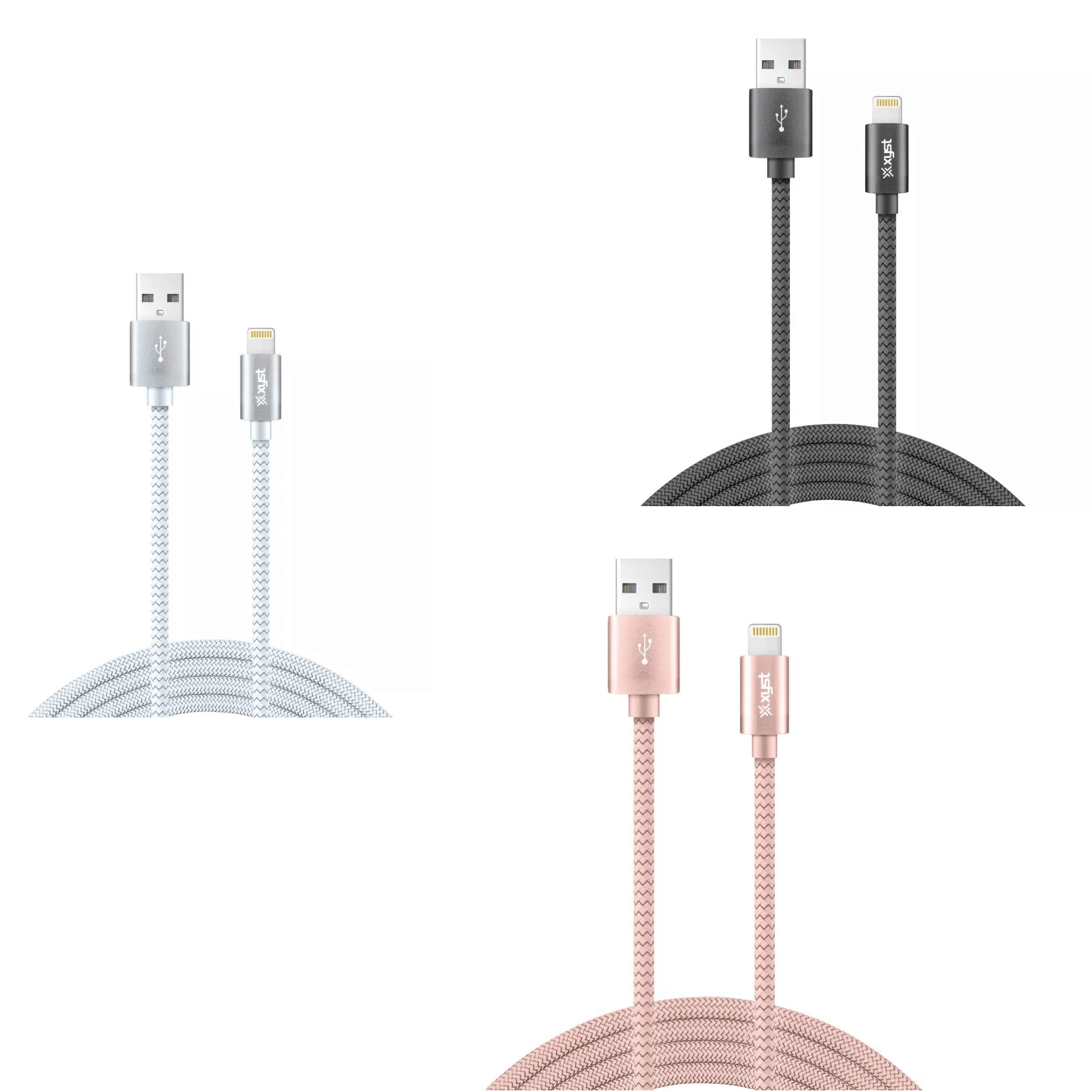 Xyst Charge and Sync USB to Lightning Braided Cable 10Ft Jupiter Gear Home