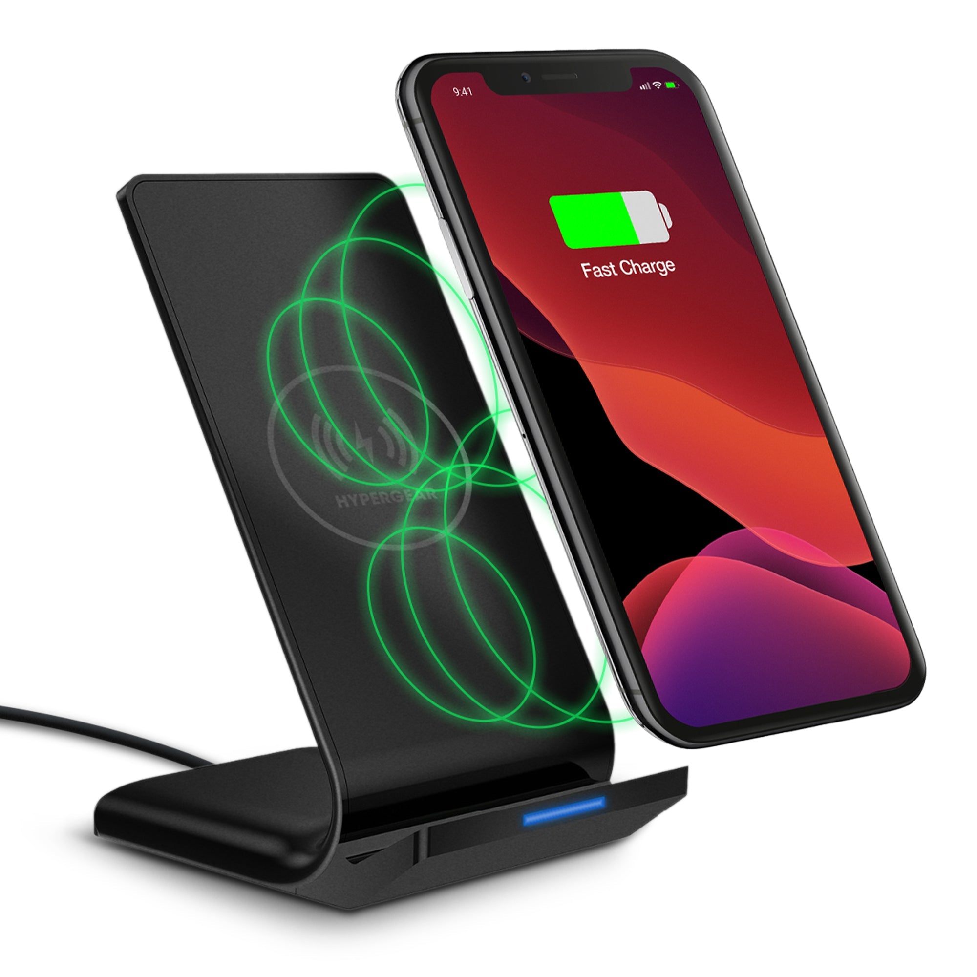 HyperGear Wireless Fast Charging Stand Jupiter Gear Home