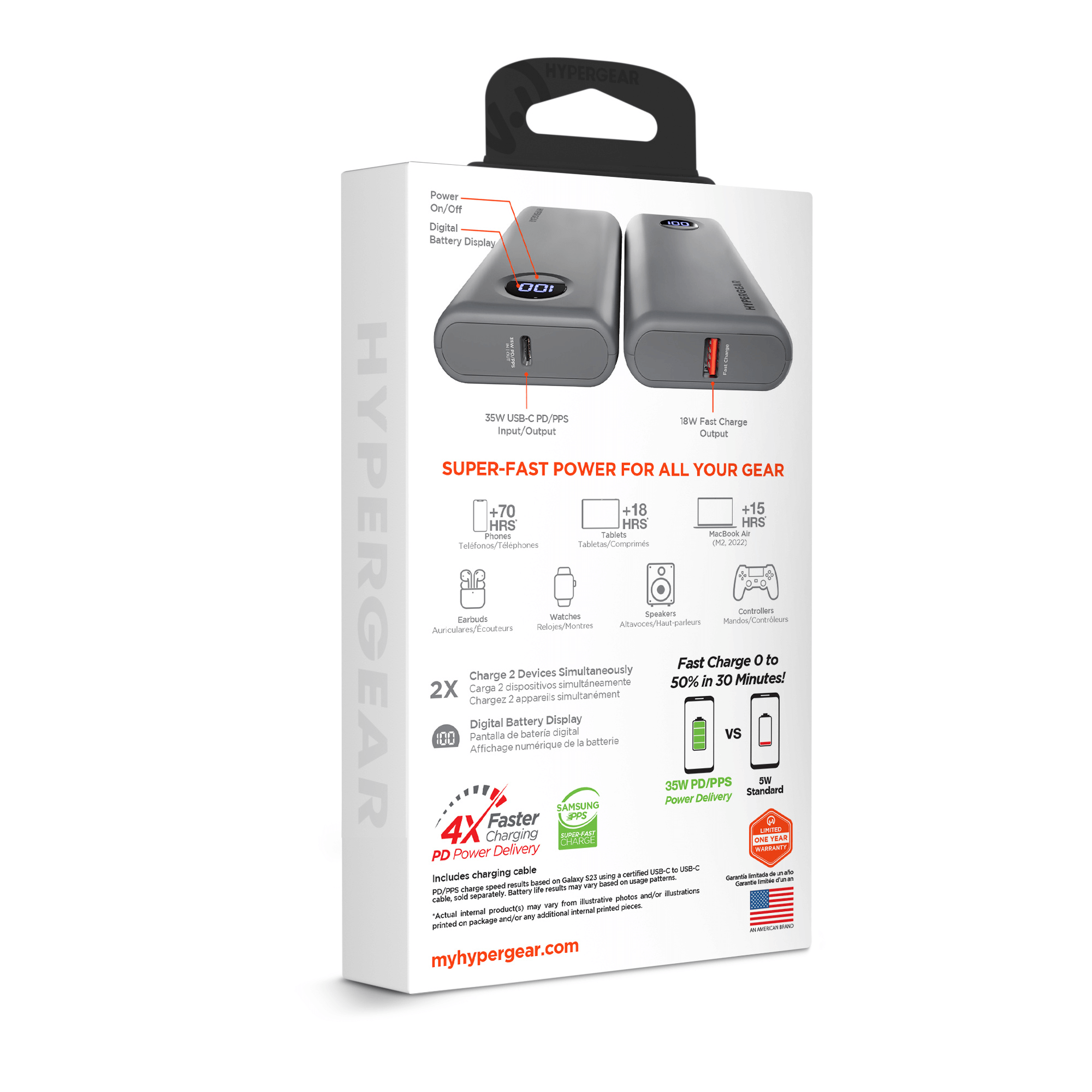 HyperGear PowerPack PRO+ 20000mAh 20W Power Bank Jupiter Gear Home