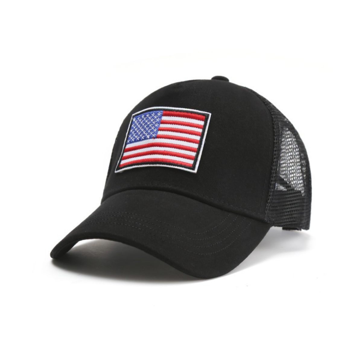 JupiterGear American Flag Trucker Hat with Adjustable Strap | Breathable & Unisex Jupiter Gear Home